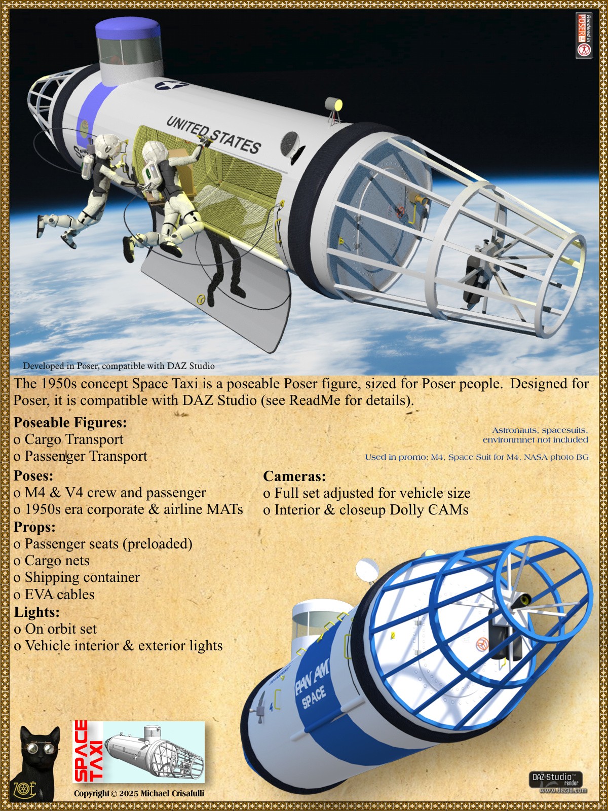 1950s Space Taxi by N/A