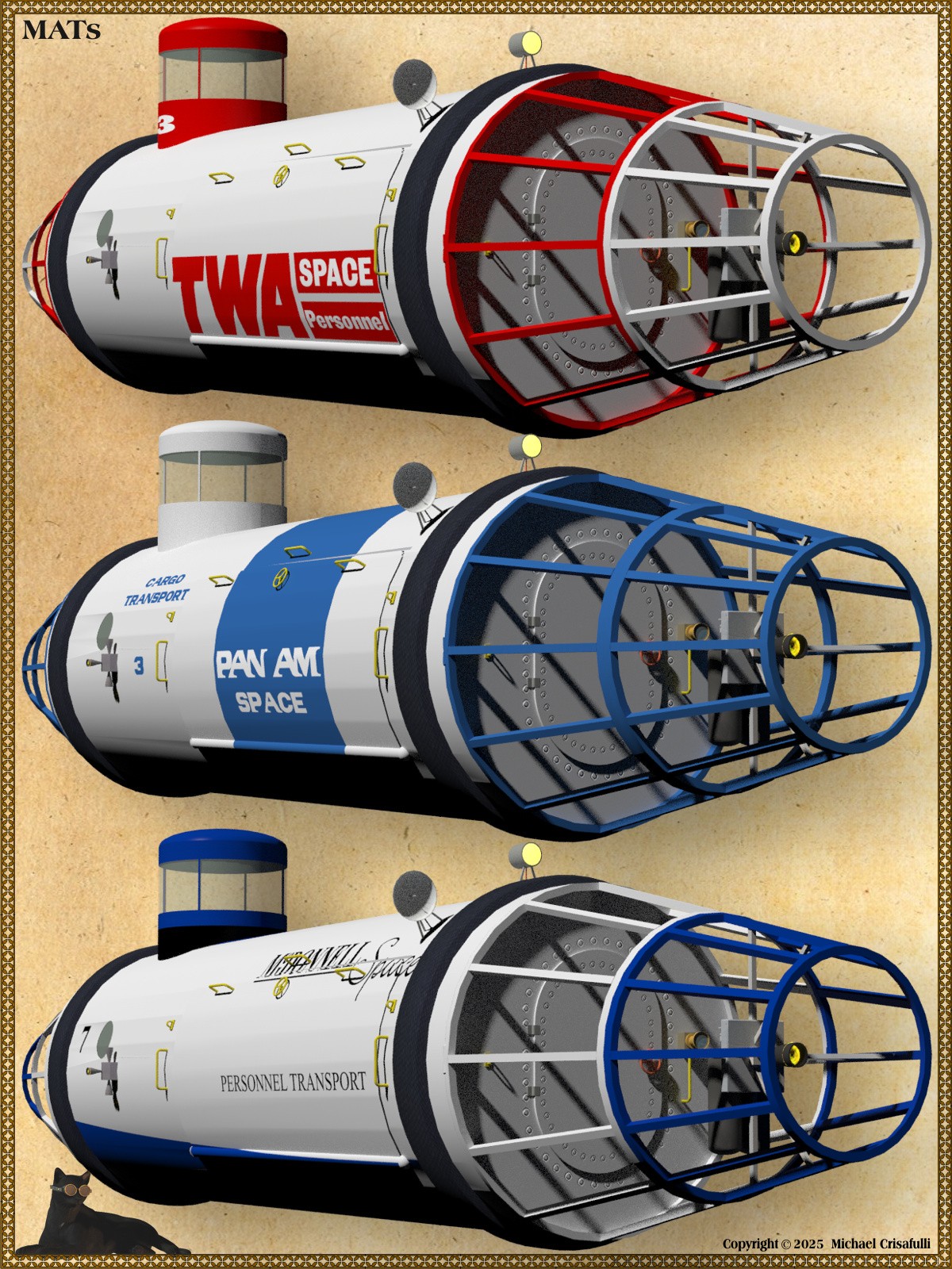 1950s Space Taxi by N/A
