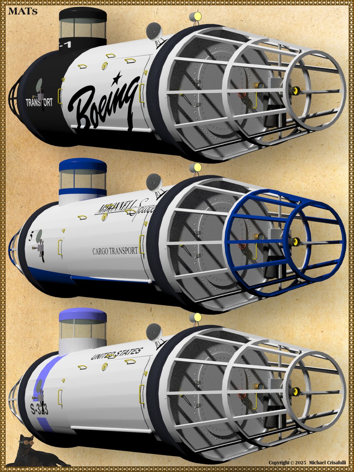 1950s Space Taxi by N/A