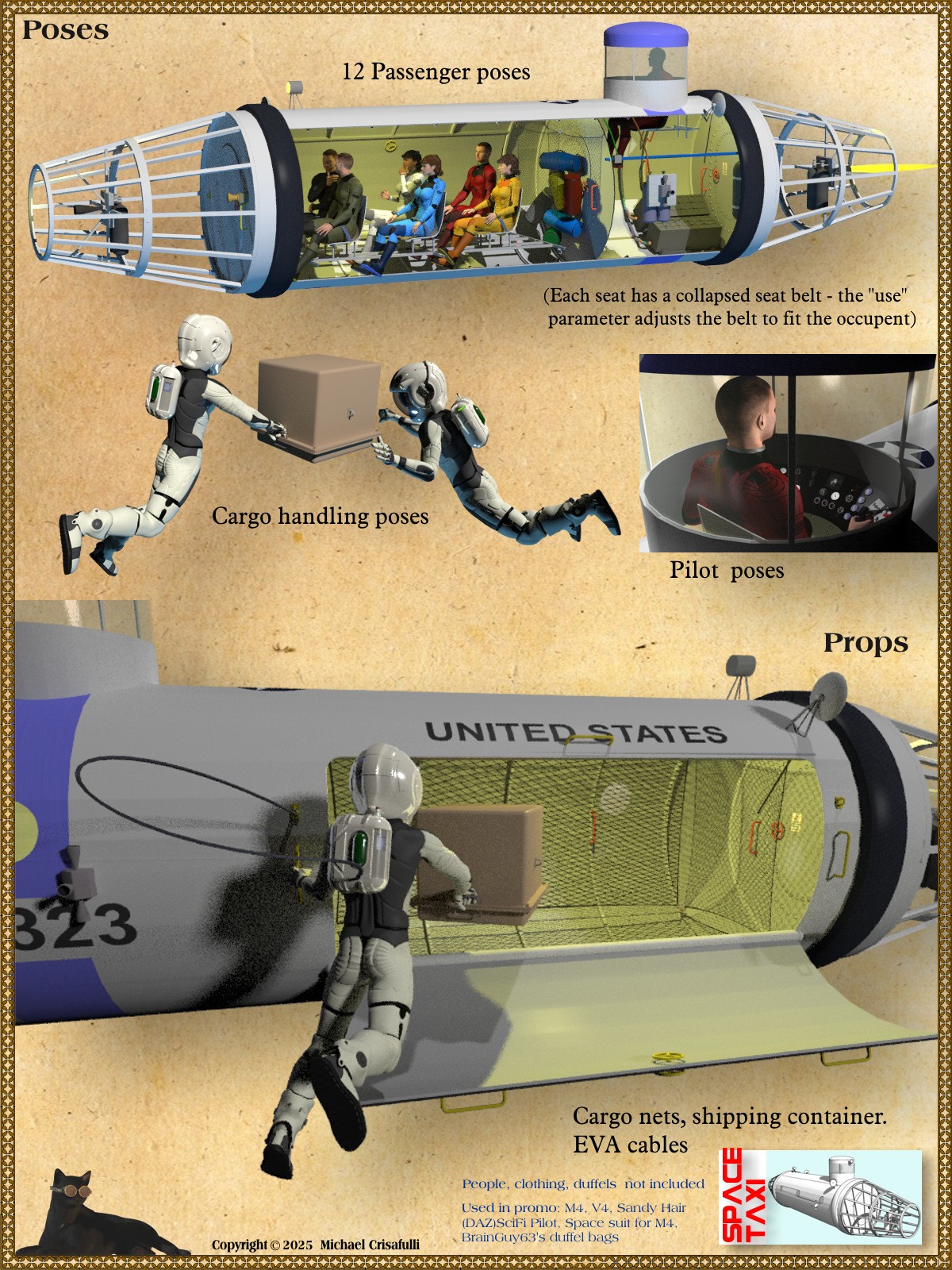 1950s Space Taxi by N/A
