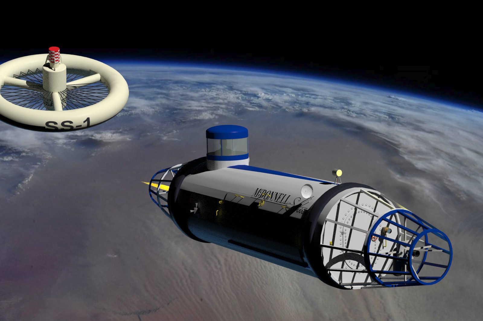 1950s Space Taxi by N/A