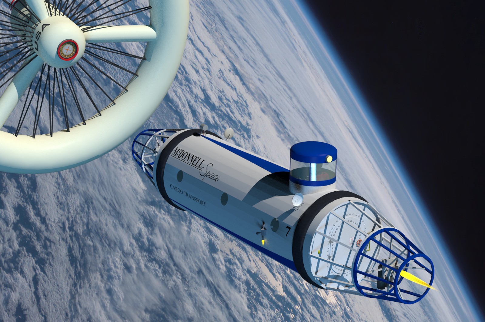 1950s Space Taxi by N/A