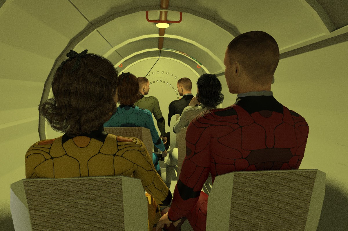 1950s Space Taxi by N/A