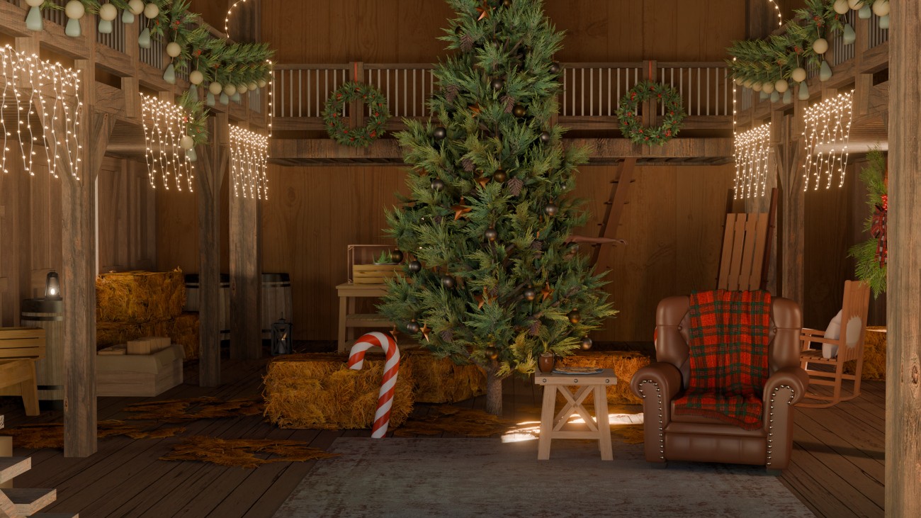 Christmas Barn by N/A