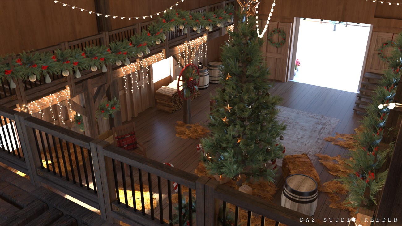 Christmas Barn by N/A