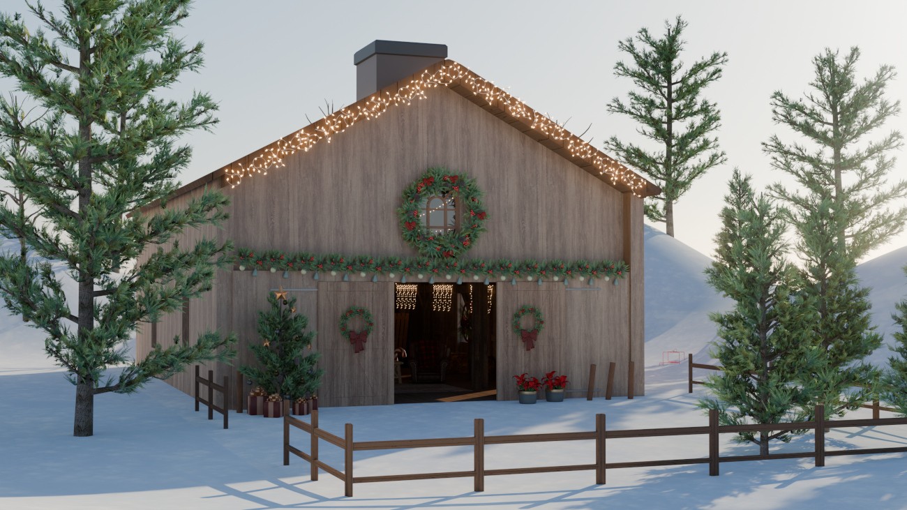 Christmas Barn by N/A