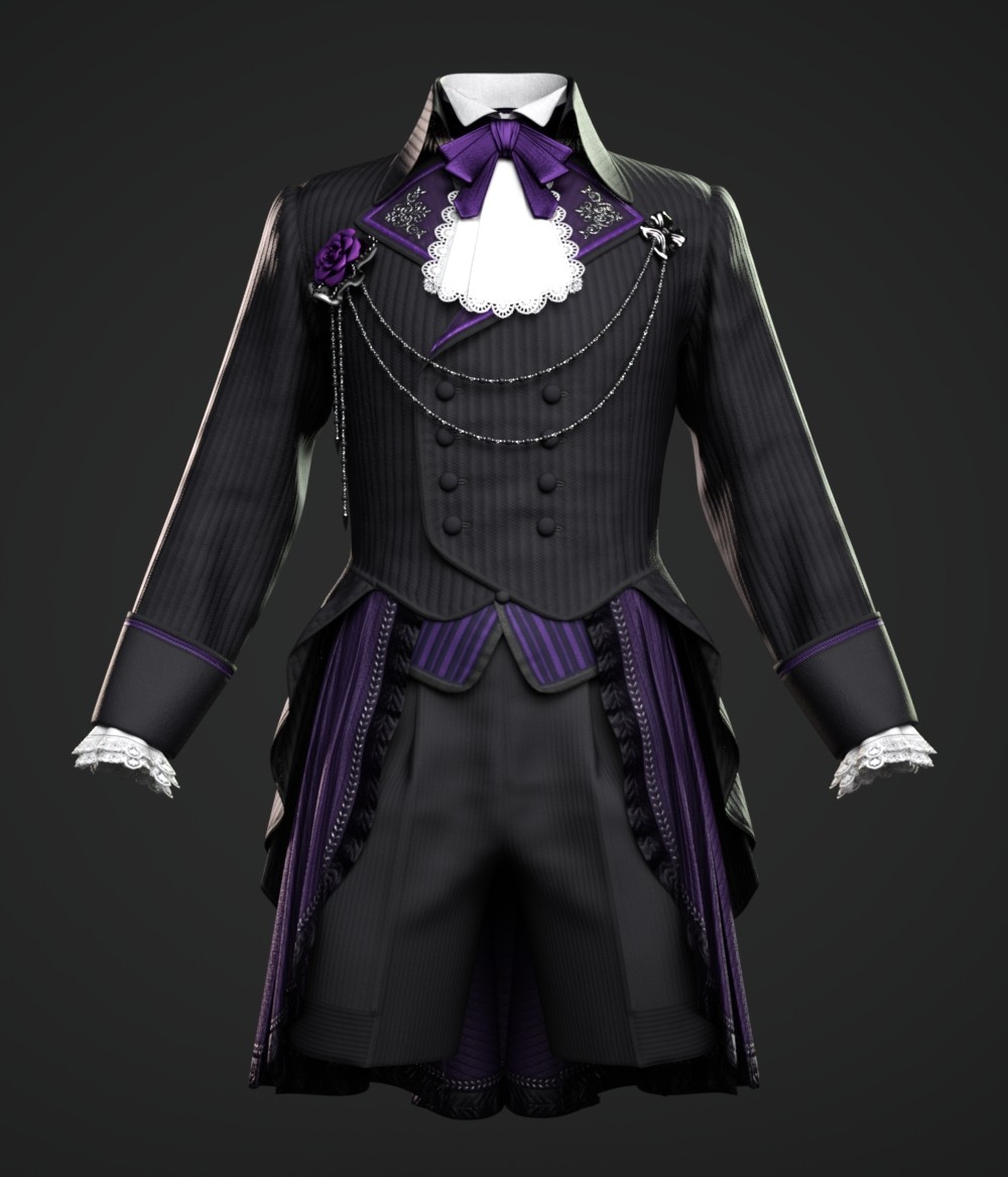dForce Victorian Gothic Costume for the G8M, G8F, and G9 by N/A
