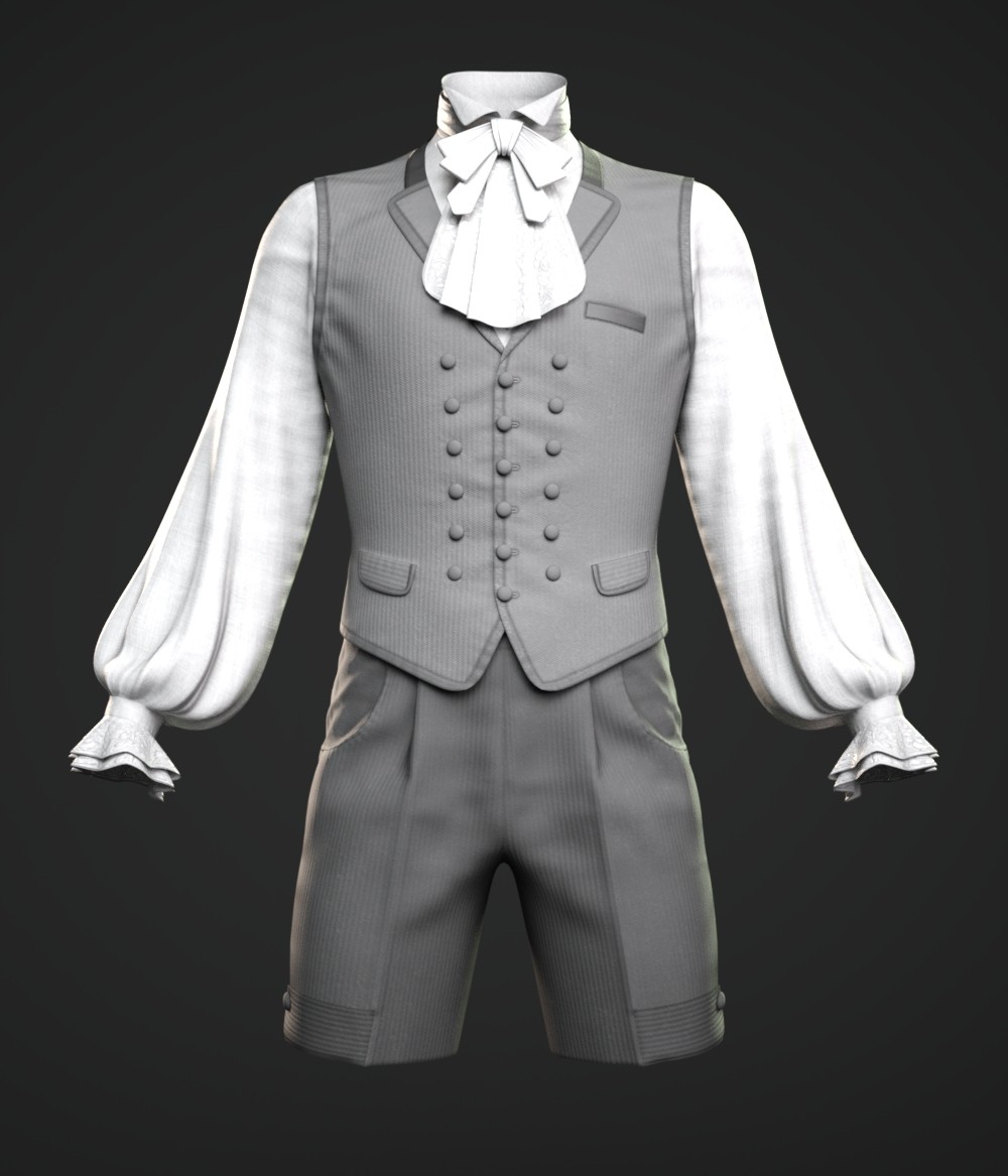 dForce Victorian Gothic Costume for the G8M, G8F, and G9 by N/A