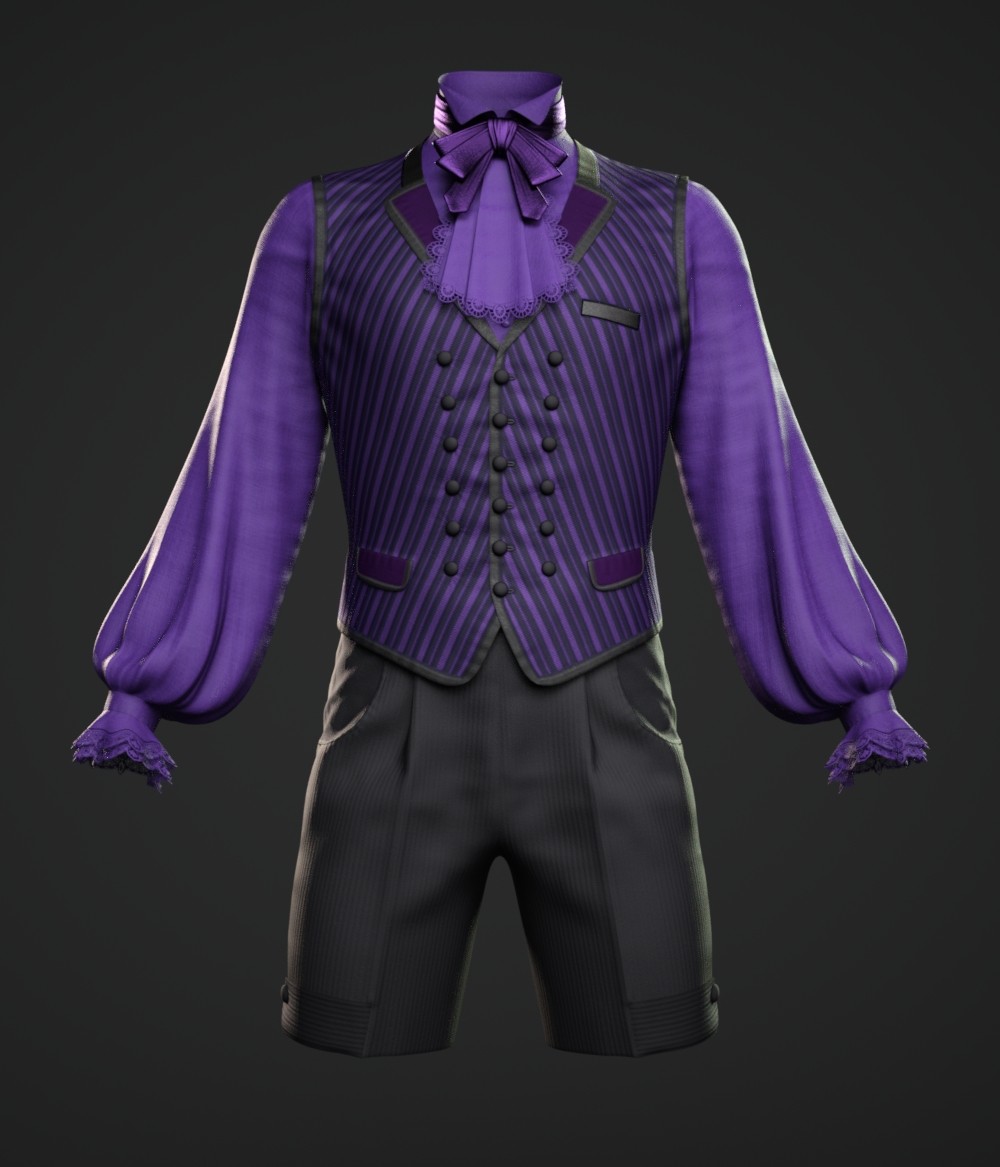 dForce Victorian Gothic Costume for the G8M, G8F, and G9 by N/A