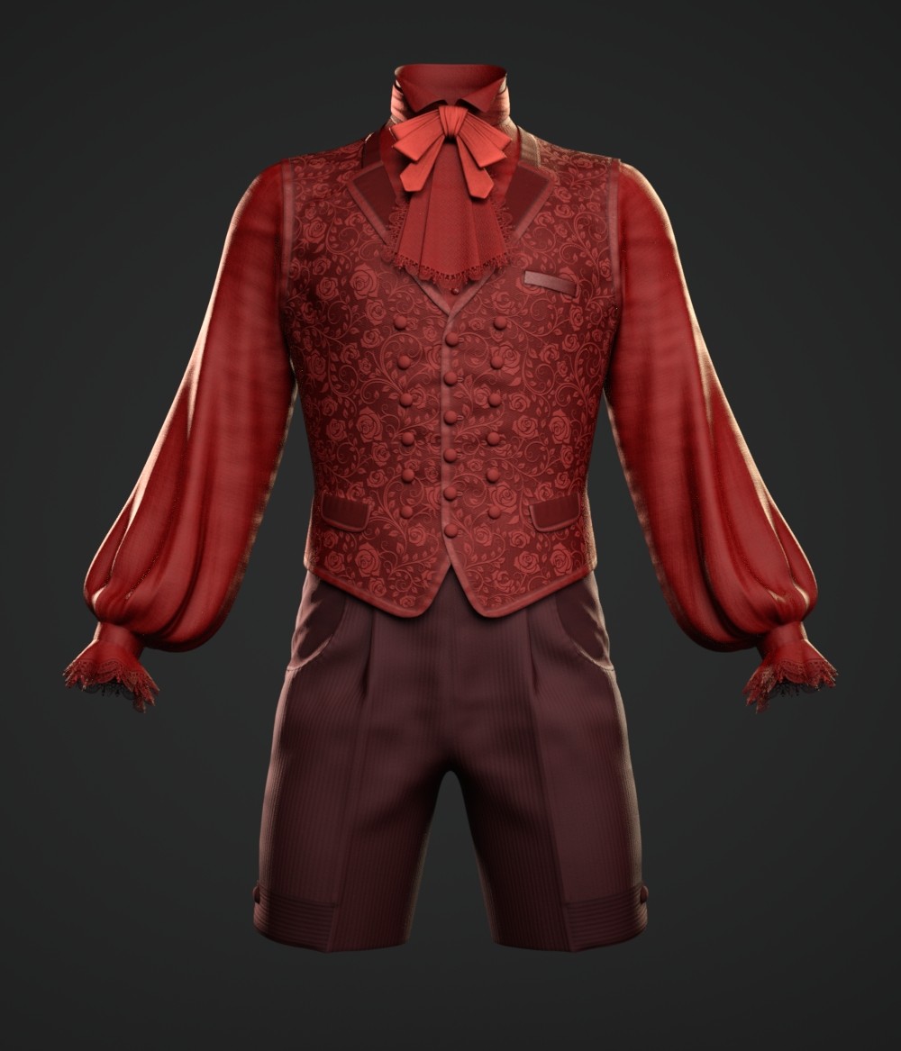 dForce Victorian Gothic Costume for the G8M, G8F, and G9 by N/A