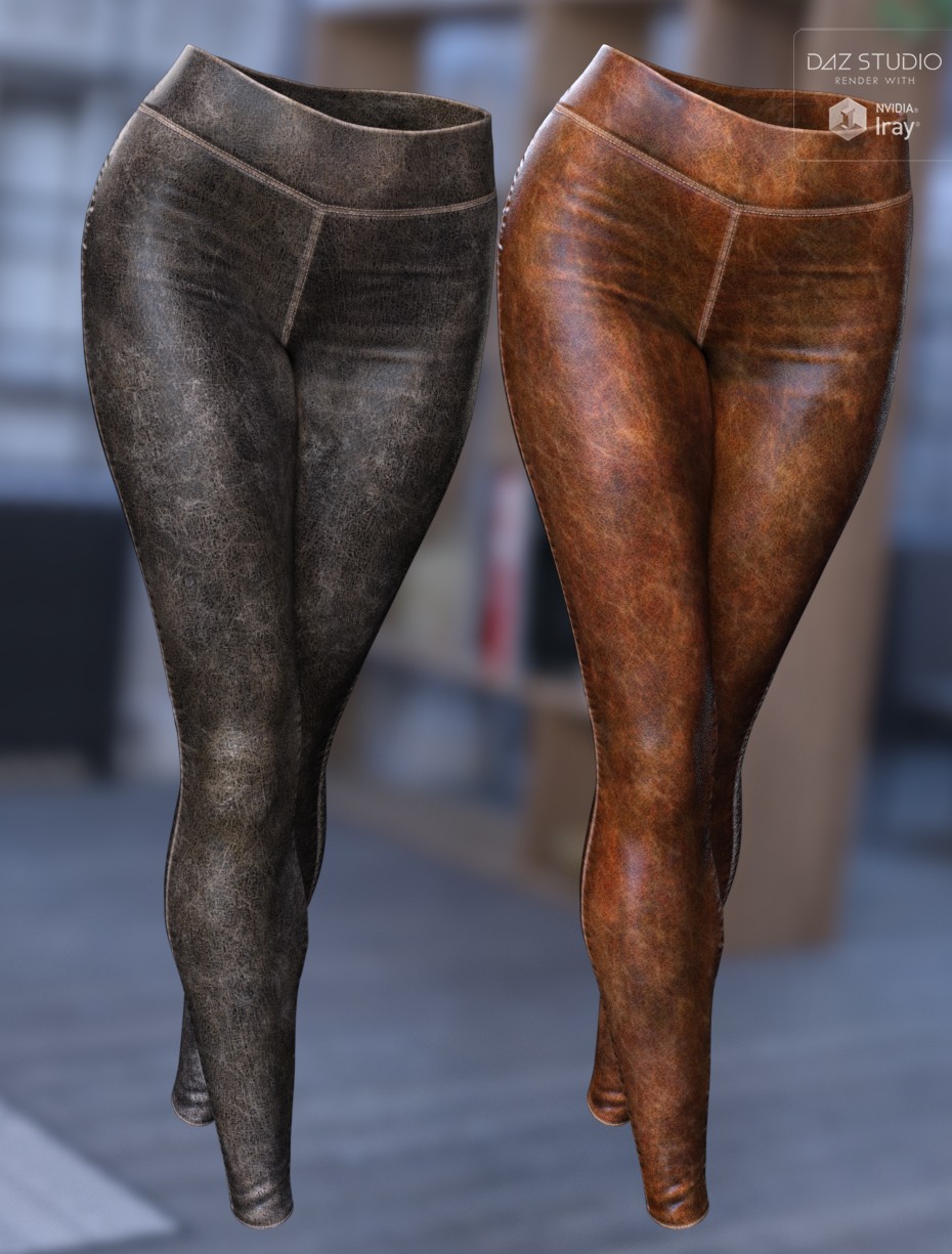 Leather Textures for dForce Casual Leggings and Tee by N/A