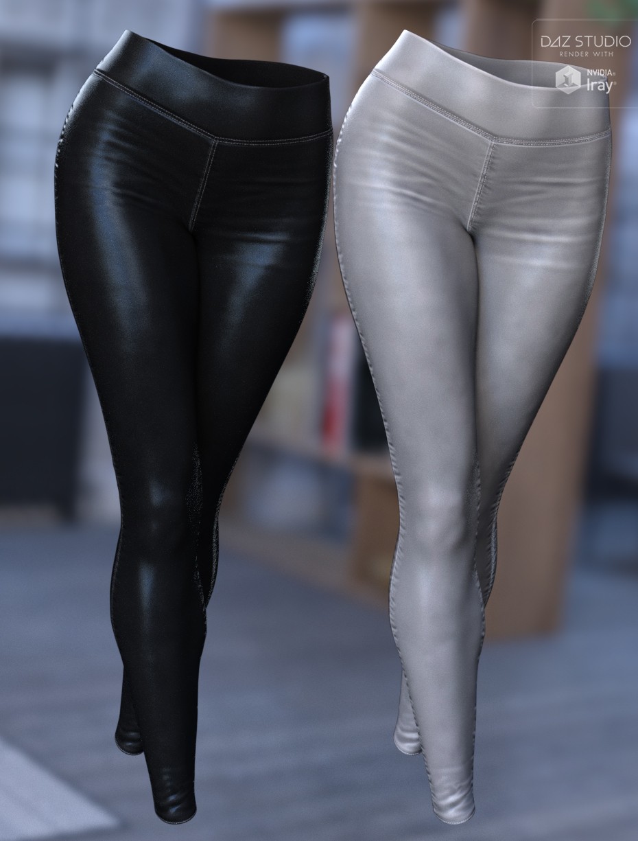 Leather Textures for dForce Casual Leggings and Tee by N/A