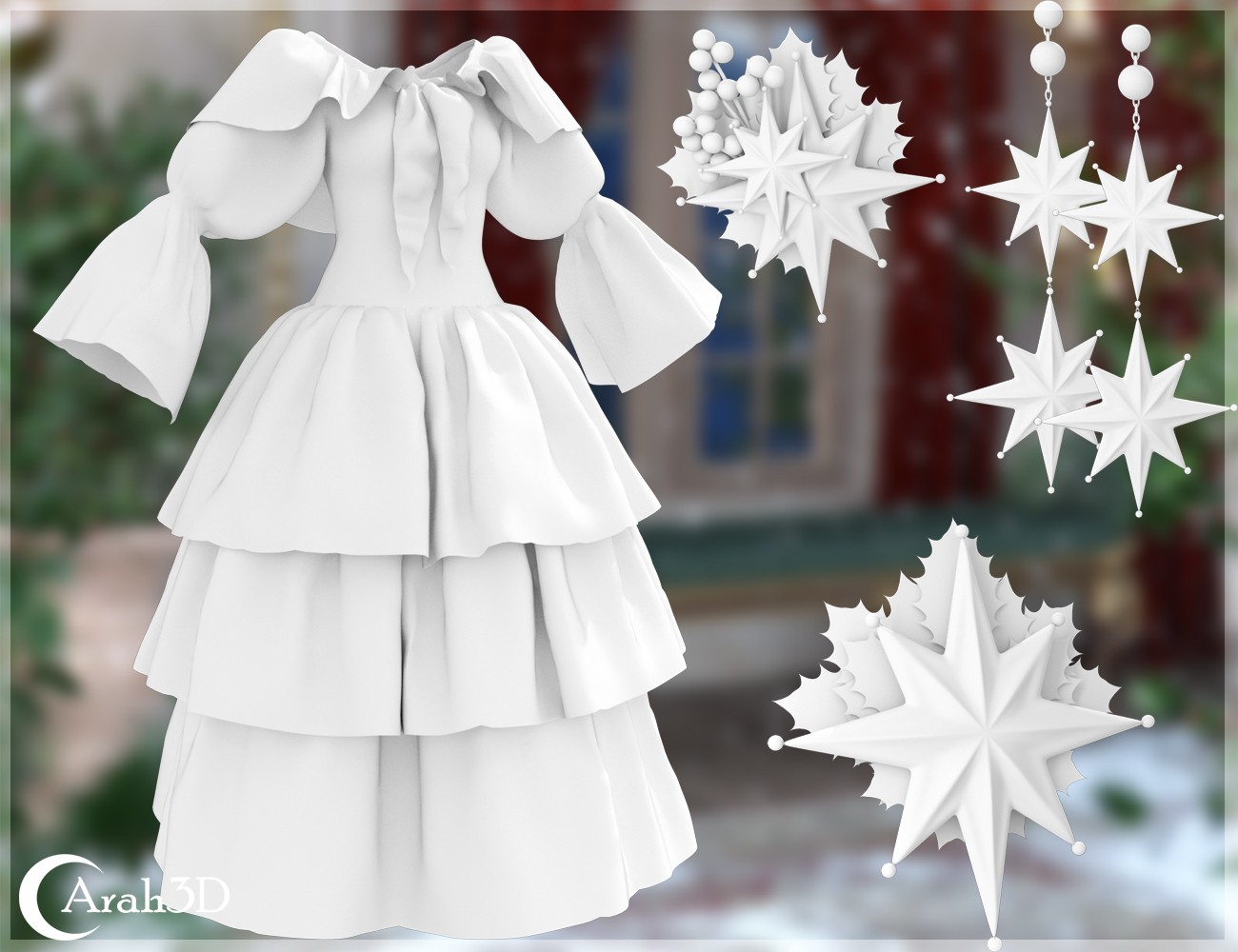 Arah3D Winter Holly for G8F and G9 by N/A