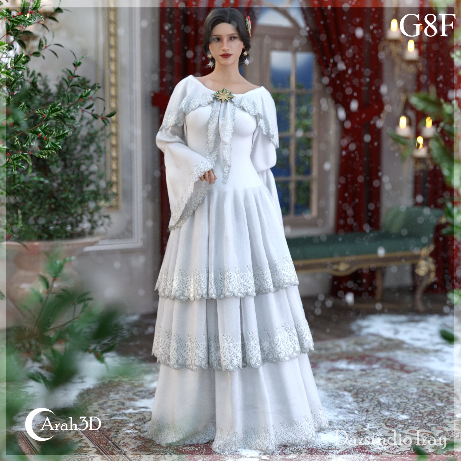 Arah3D Winter Holly for G8F and G9 by N/A