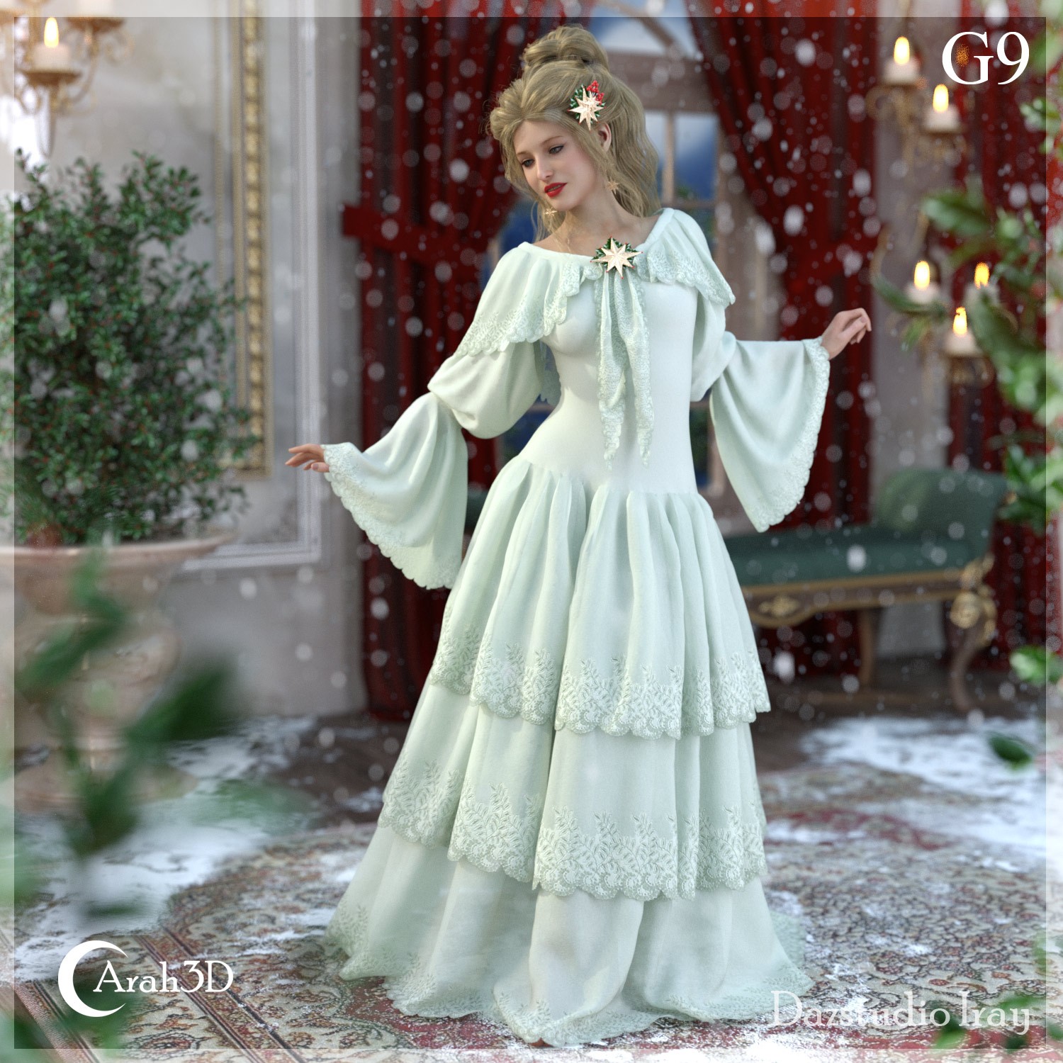 Arah3D Winter Holly for G8F and G9 by N/A