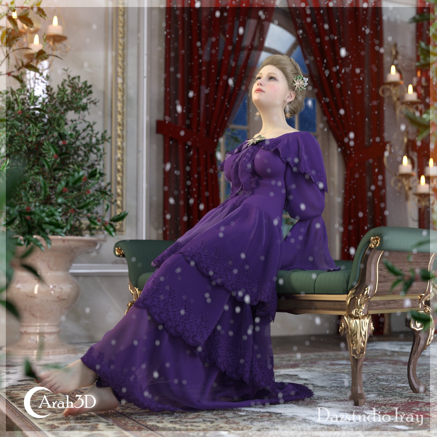 Arah3D Winter Holly for G8F and G9 by N/A