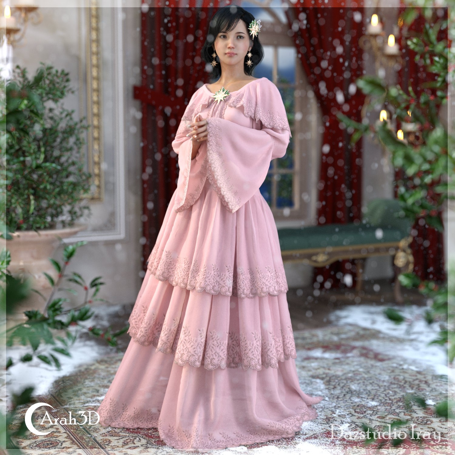 Arah3D Winter Holly for G8F and G9 by N/A