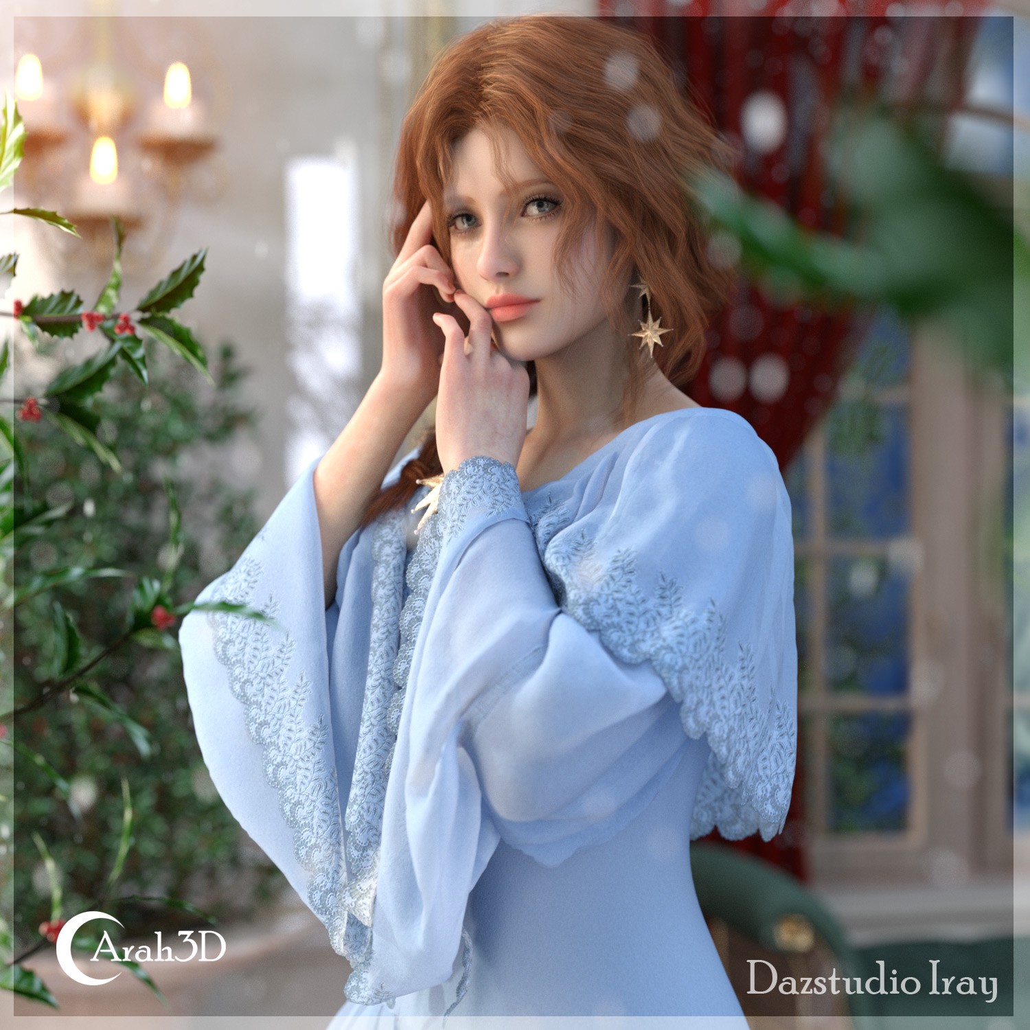 Arah3D Winter Holly for G8F and G9 by N/A