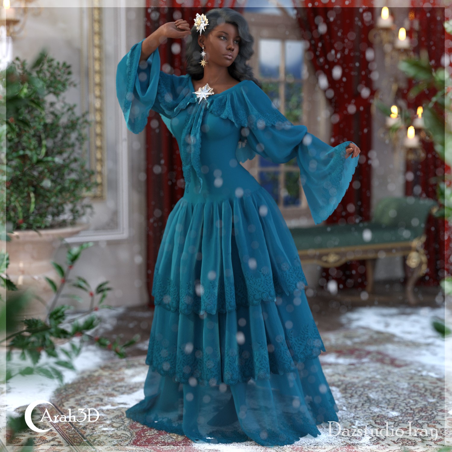 Arah3D Winter Holly for G8F and G9 by N/A