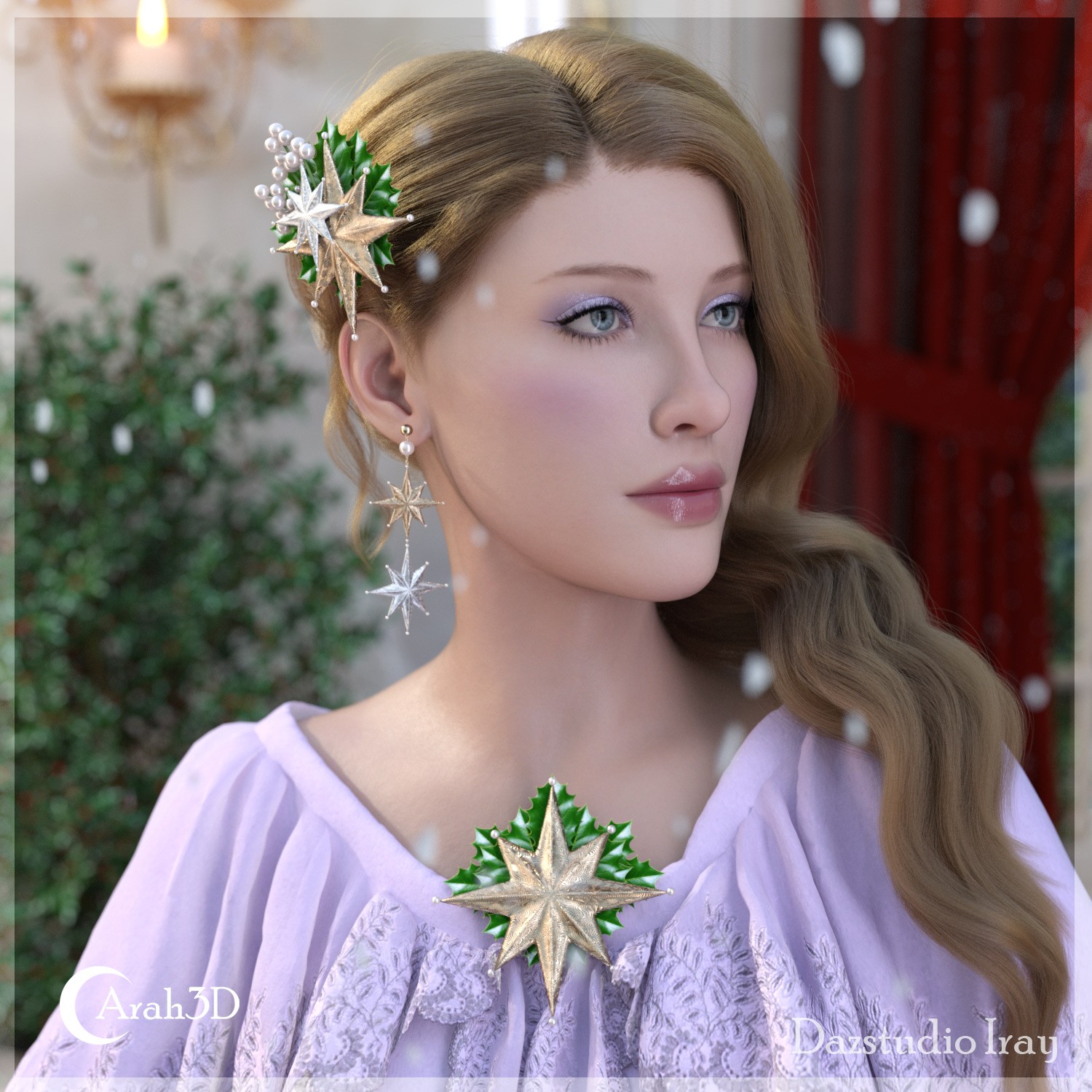 Arah3D Winter Holly for G8F and G9 by N/A