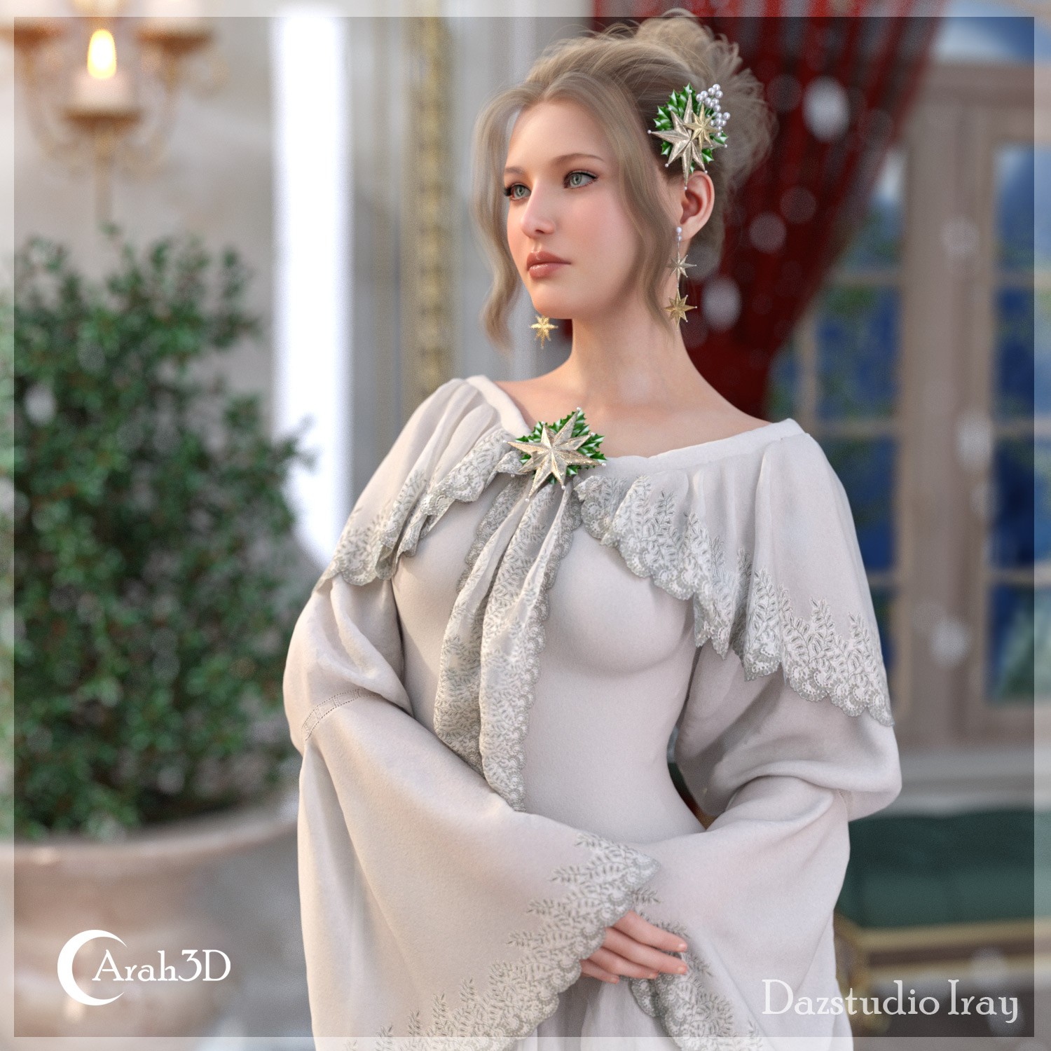 Arah3D Winter Holly for G8F and G9 by N/A