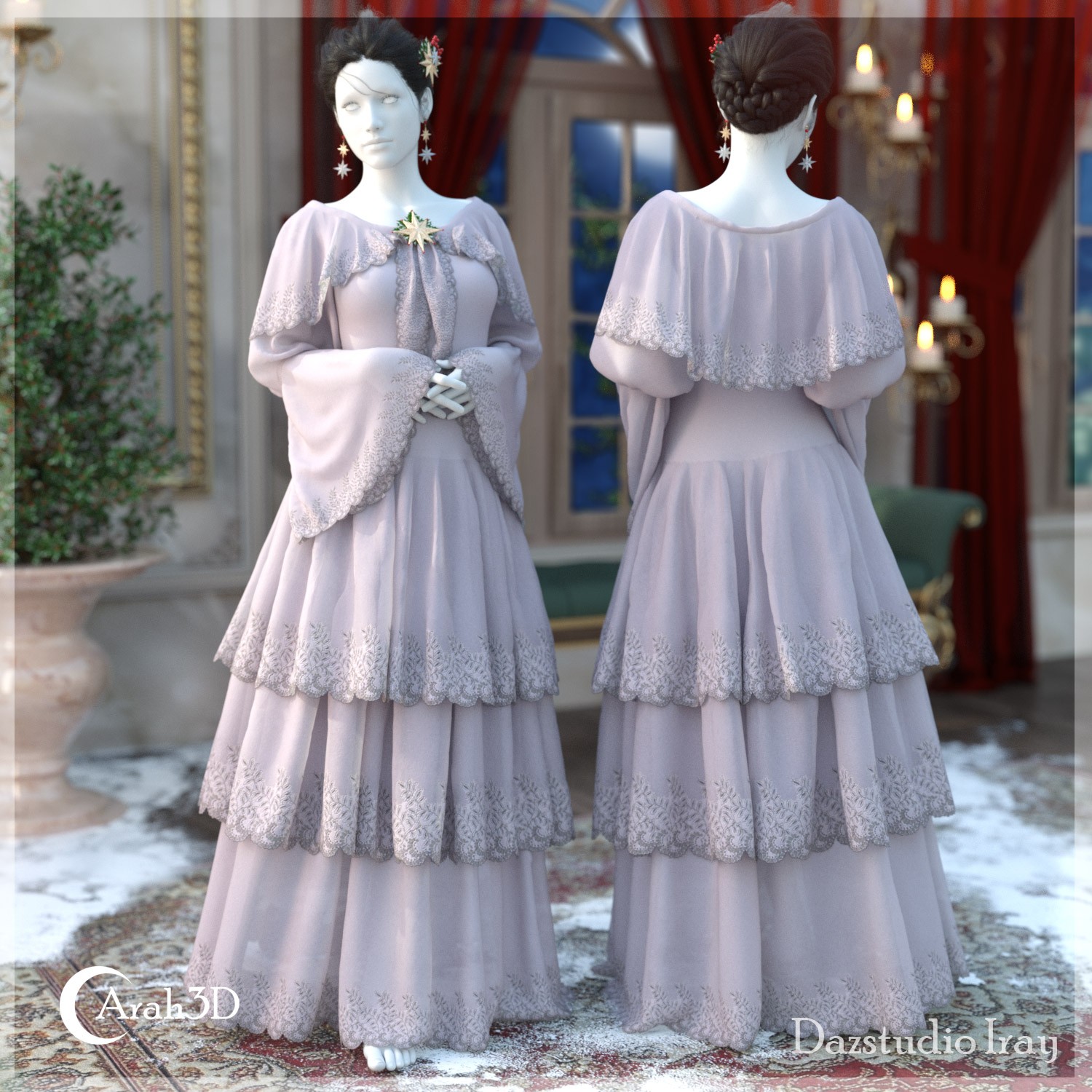 Arah3D Winter Holly for G8F and G9 by N/A