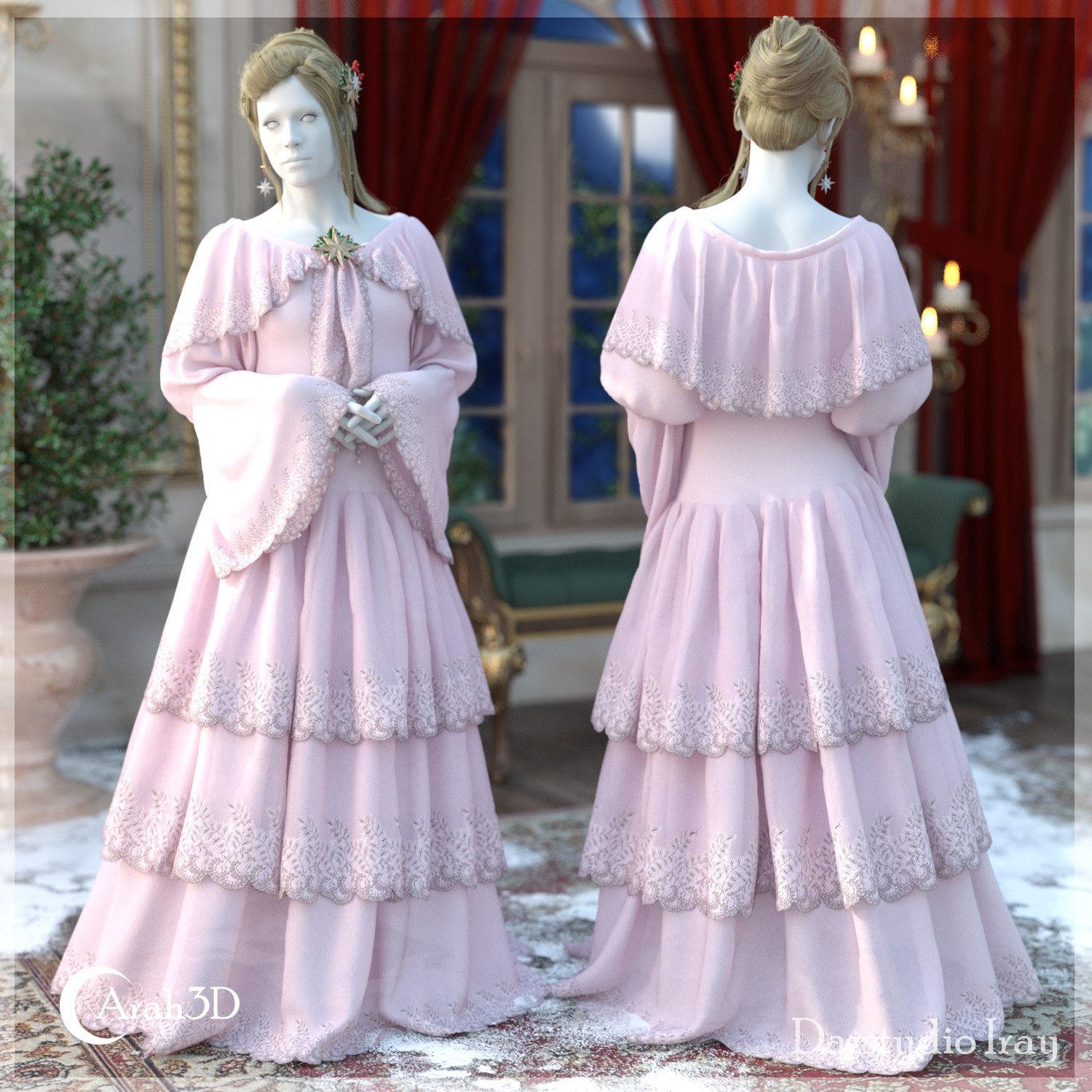 Arah3D Winter Holly for G8F and G9 by N/A