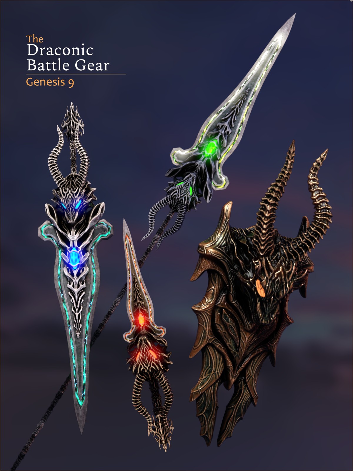 The Draconic Battle Gear - For Genesis 9 by N/A