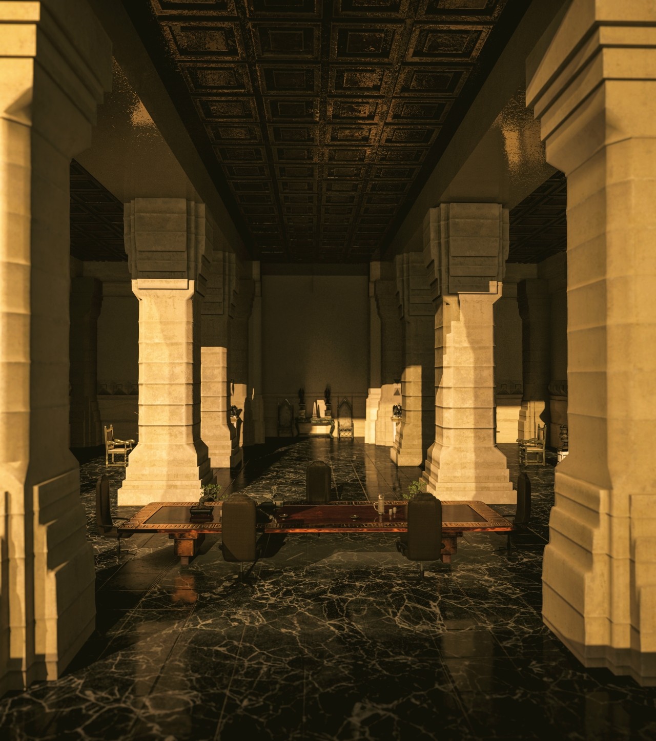 4th Sector Tyrell Office for Daz Studio by N/A