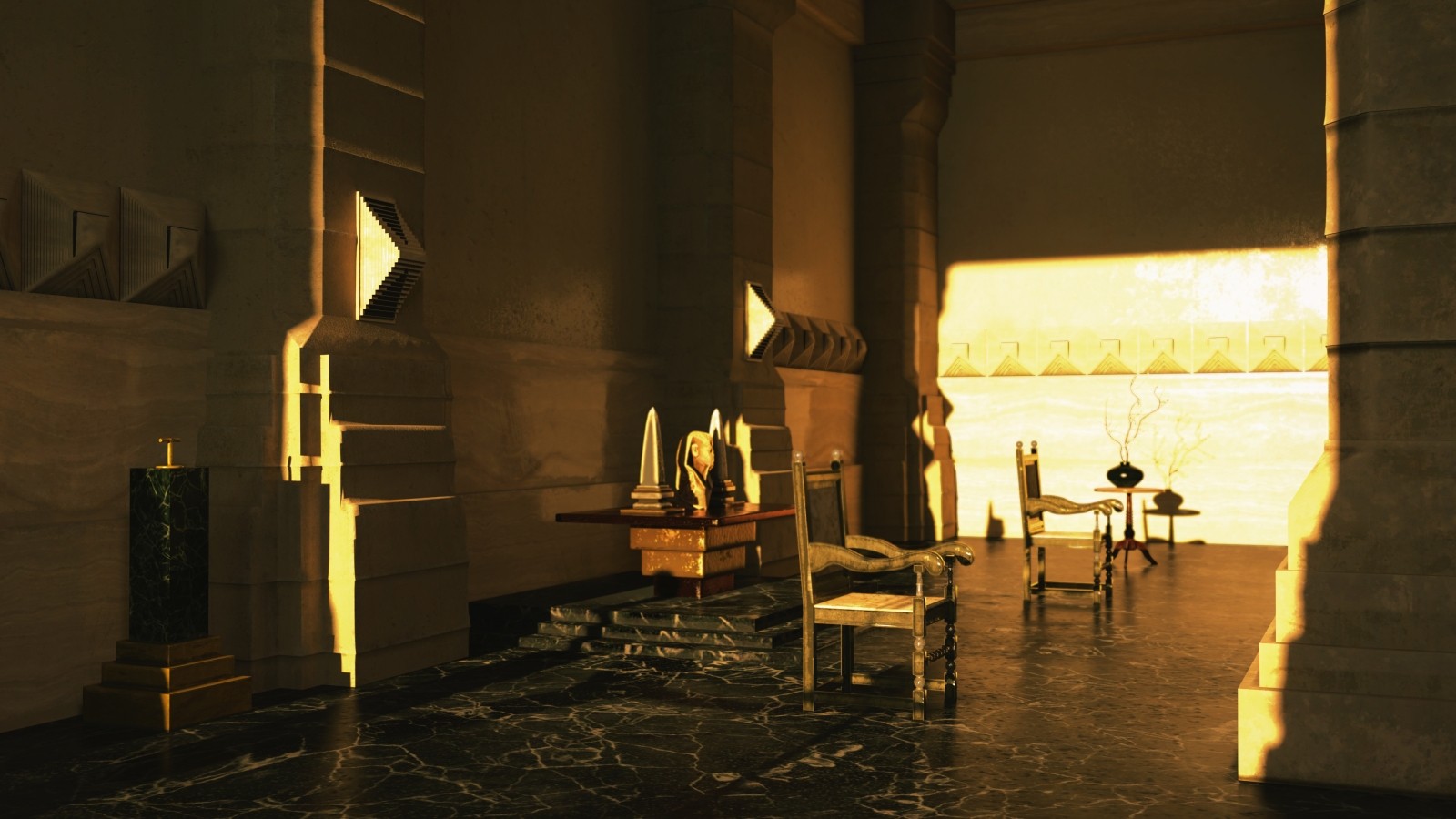 4th Sector Tyrell Office for Daz Studio by N/A