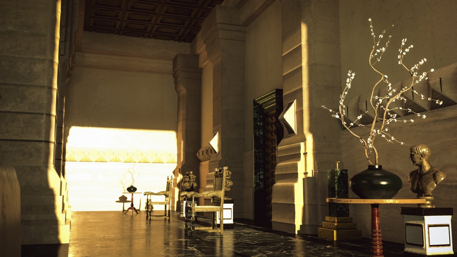 4th Sector Tyrell Office for Daz Studio by N/A