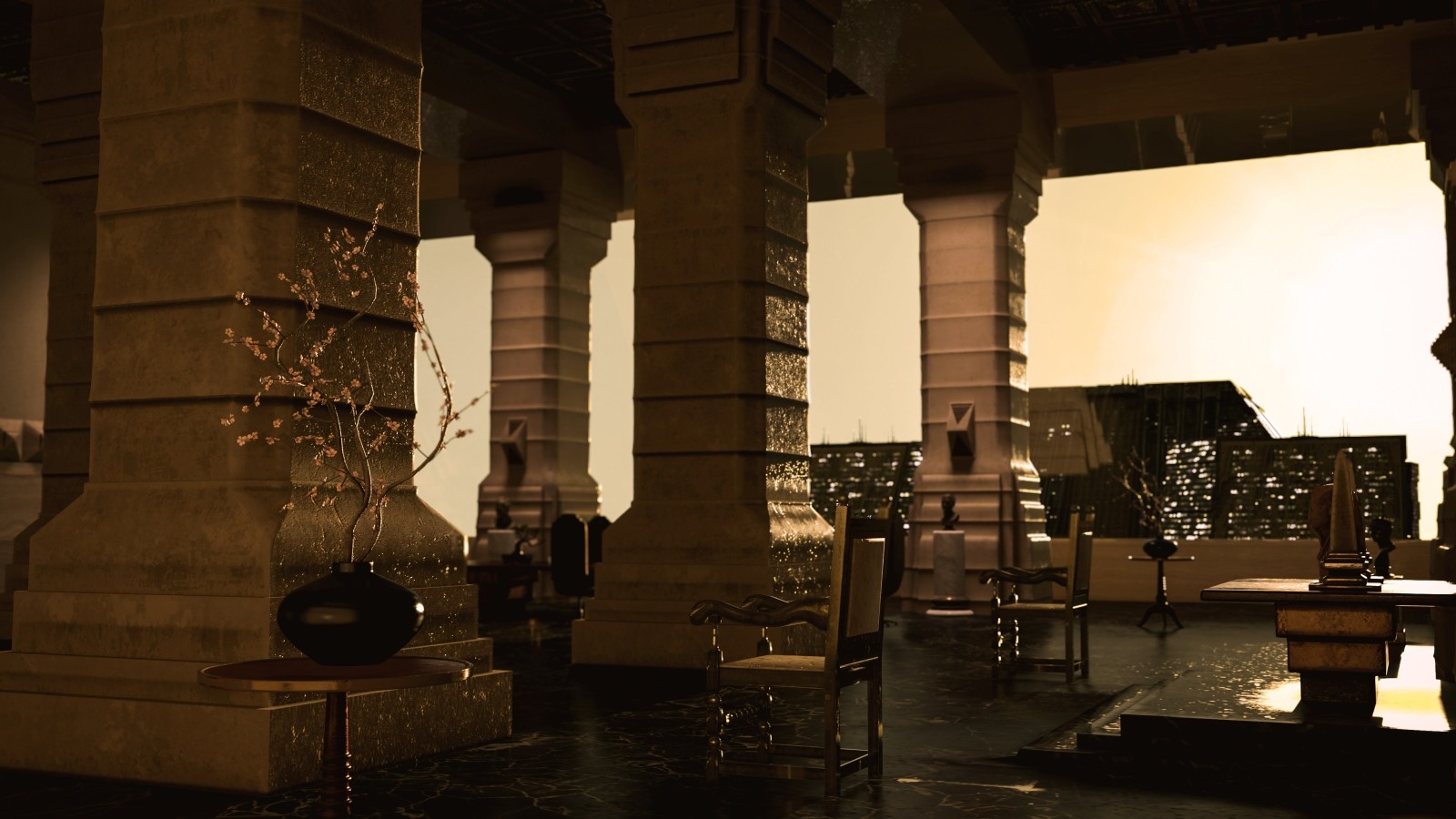 4th Sector Tyrell Office for Daz Studio by N/A
