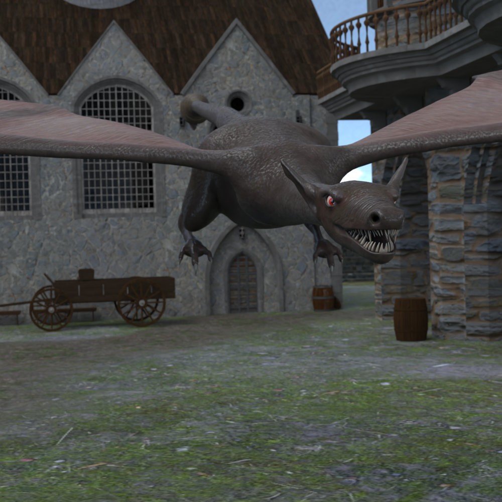 Wyvern for Poser by N/A