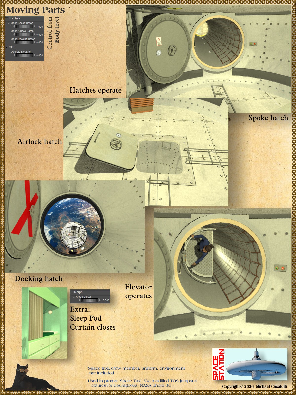 1950s Concept Space Station by N/A