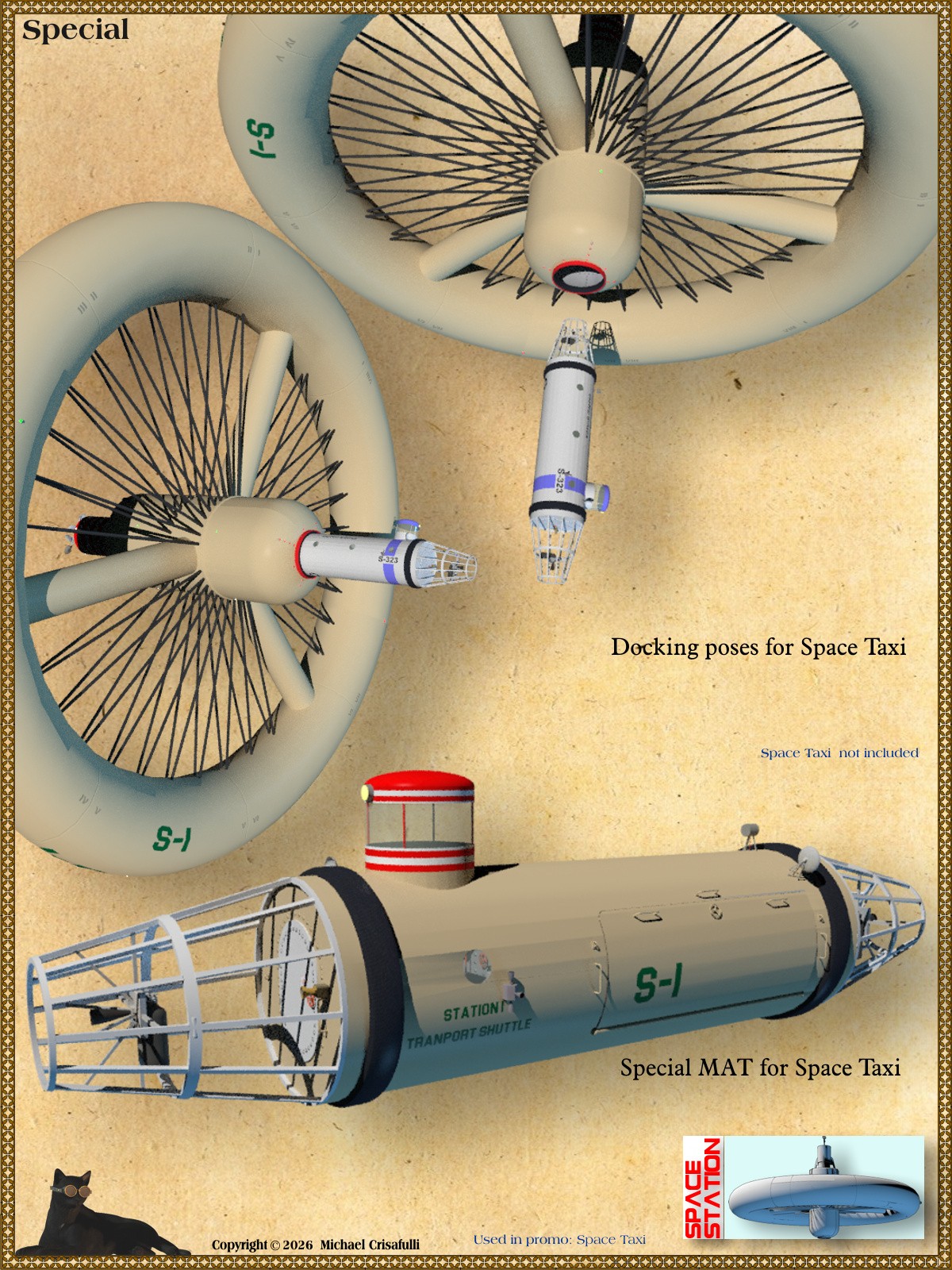 1950s Concept Space Station by N/A