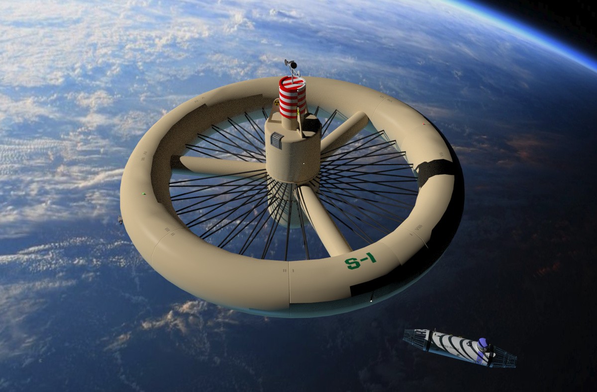1950s Concept Space Station by N/A