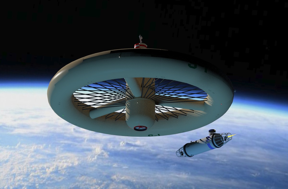 1950s Concept Space Station by N/A