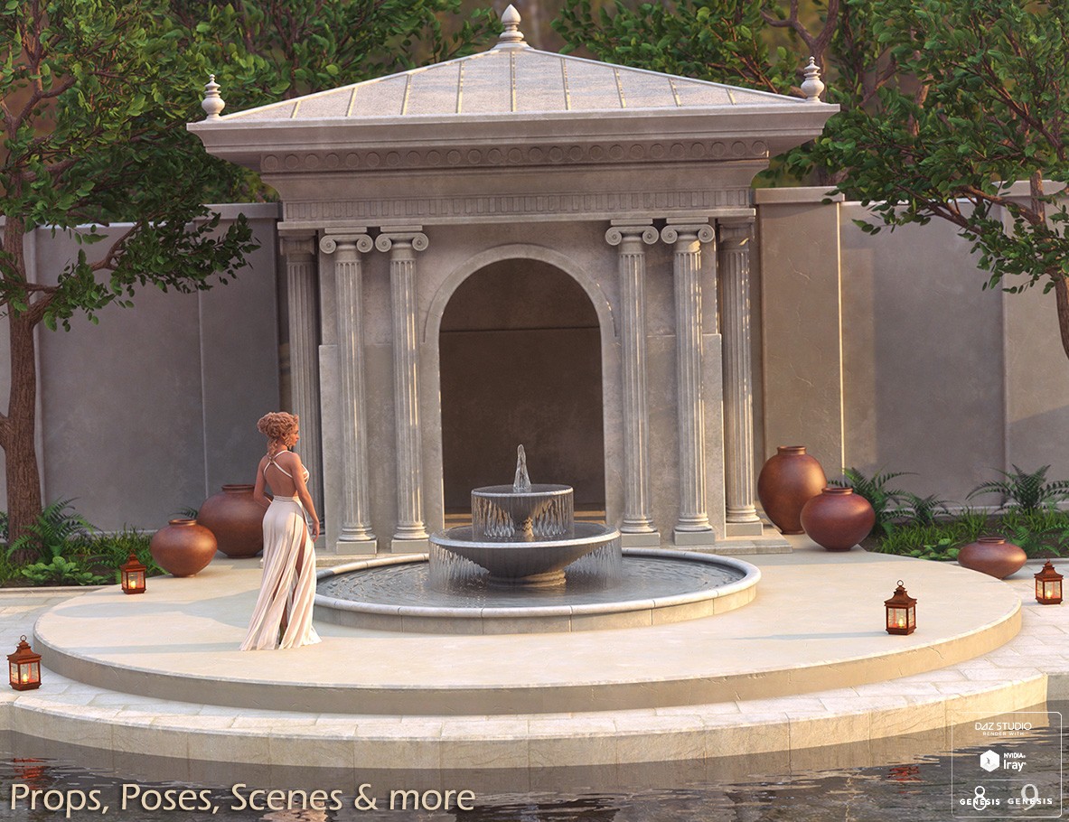 DMs White Fountain by N/A