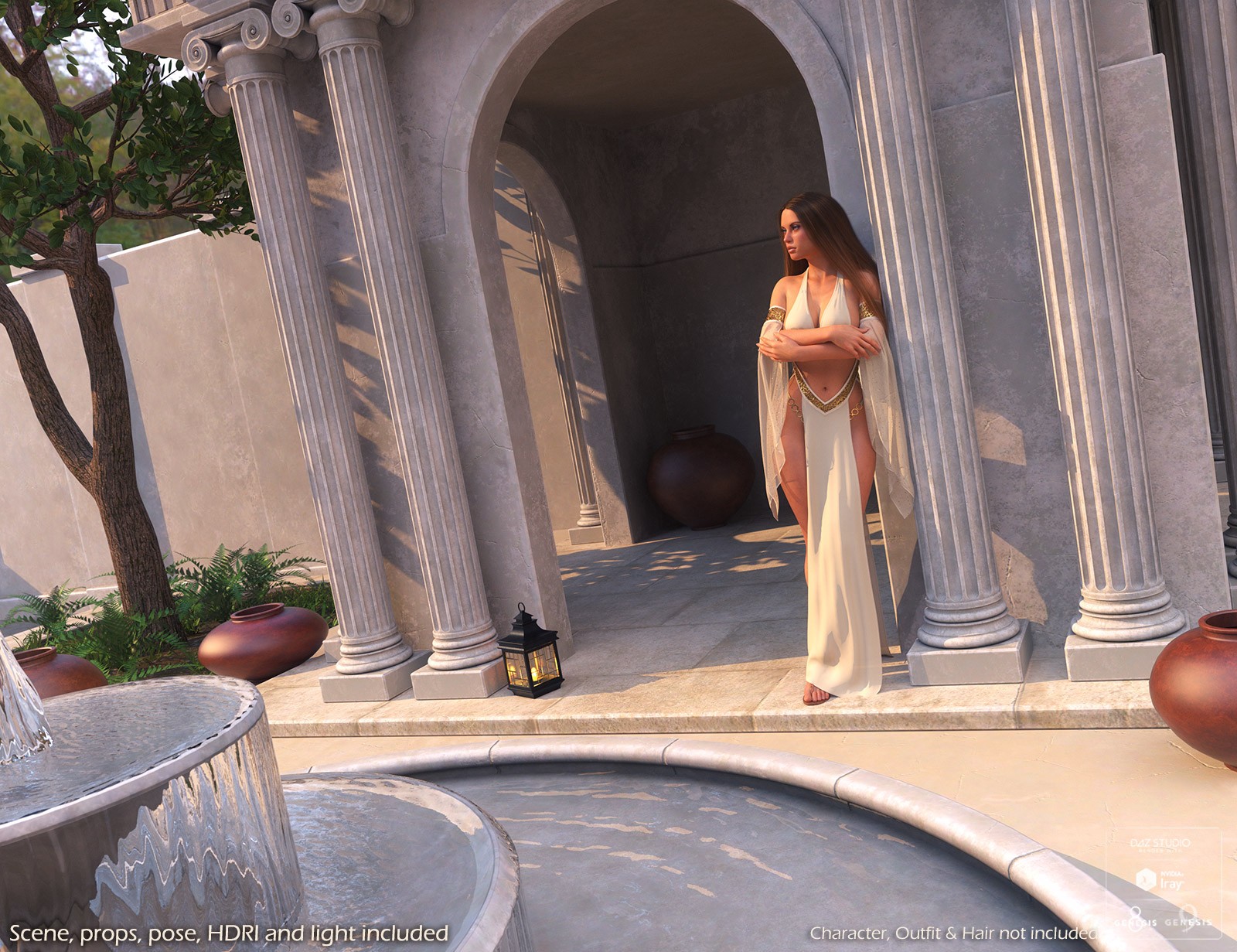 DMs White Fountain by N/A