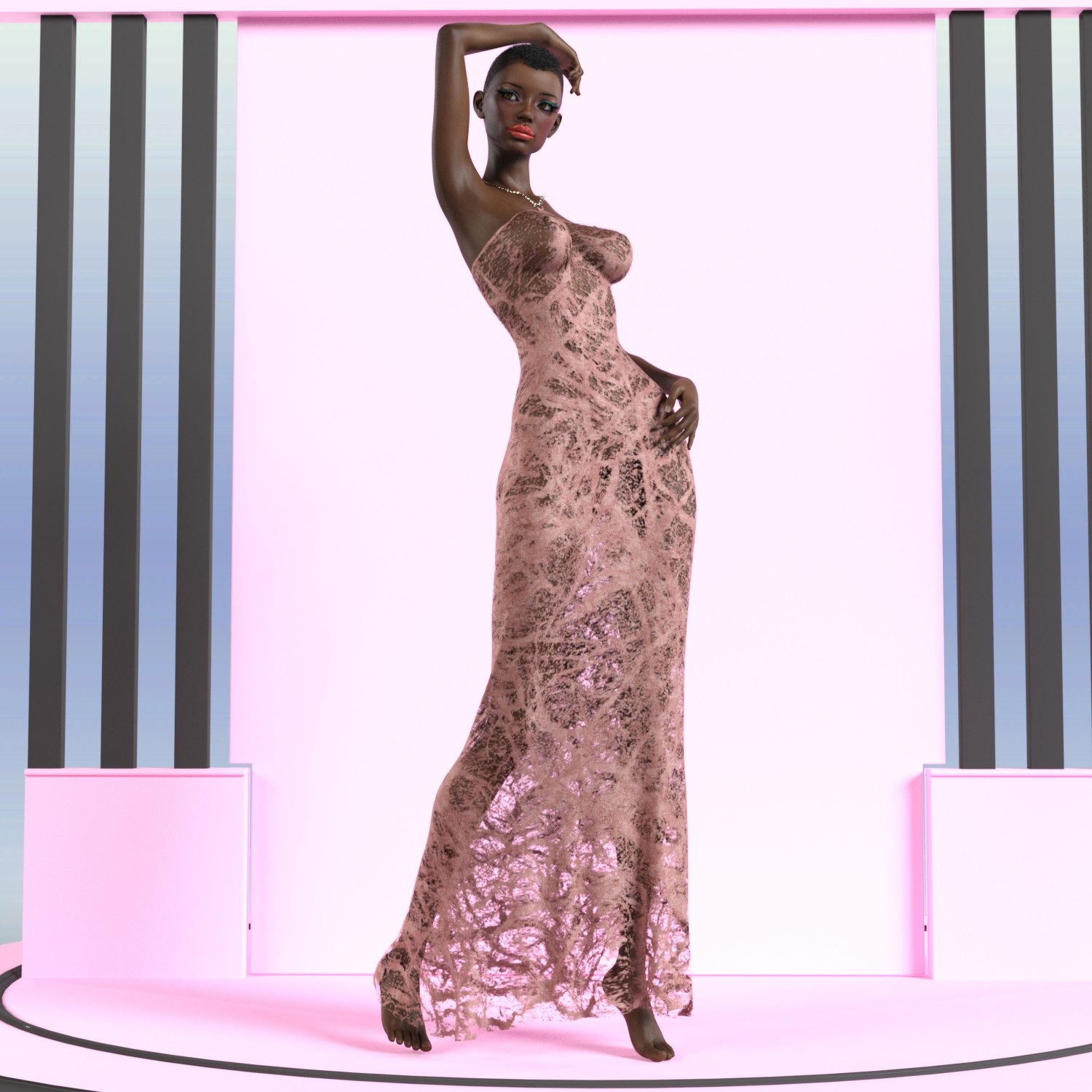 Mona Dress for Genesis 8 Females by N/A