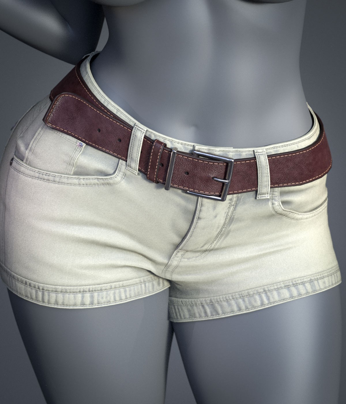 Cai DenimShorts for Genesis 9, 8.1, and 8 Female by N/A
