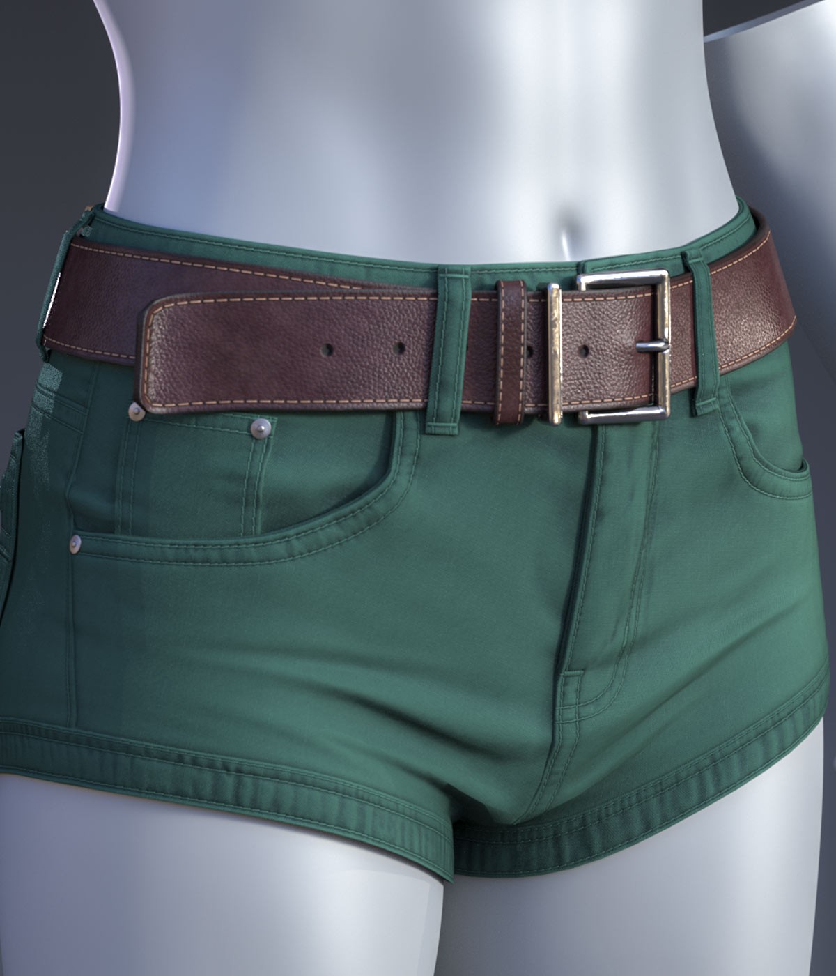 Cai DenimShorts for Genesis 9, 8.1, and 8 Female by N/A