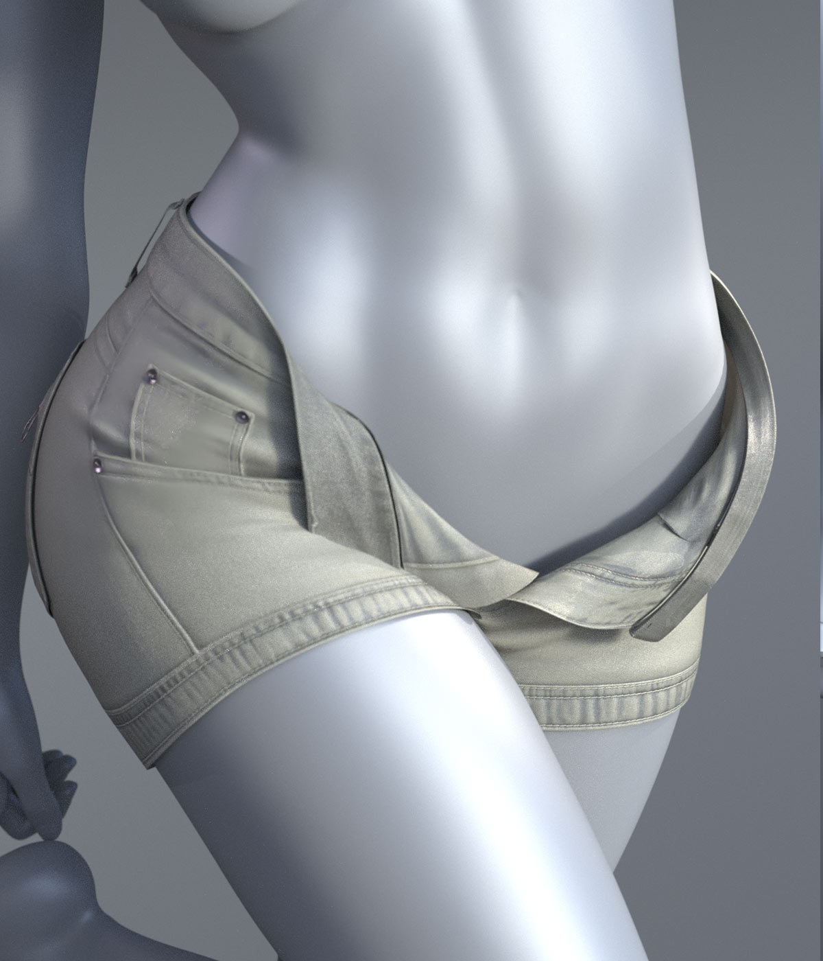 Cai DenimShorts for Genesis 9, 8.1, and 8 Female by N/A