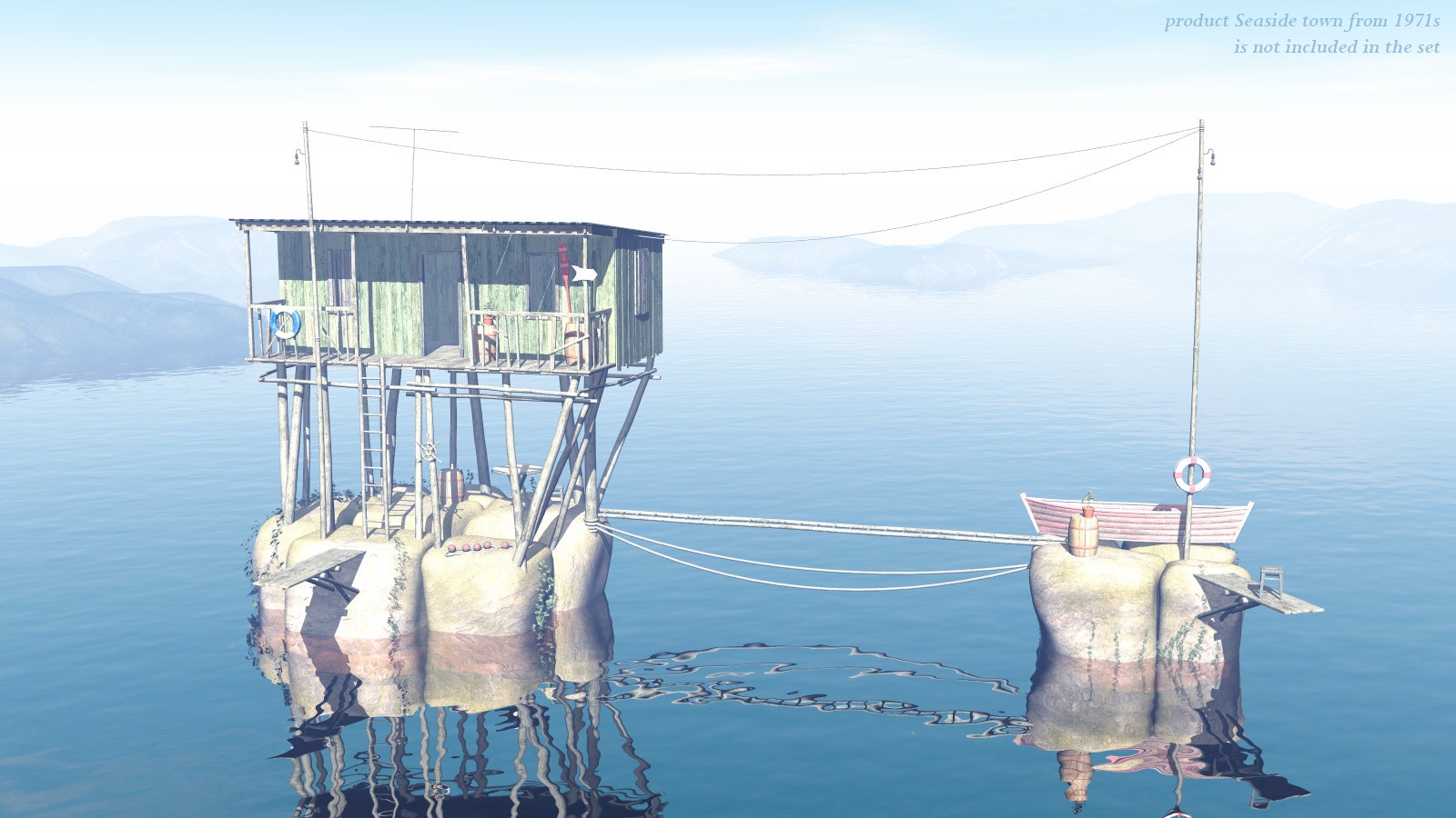 Island Hut for Poser by N/A