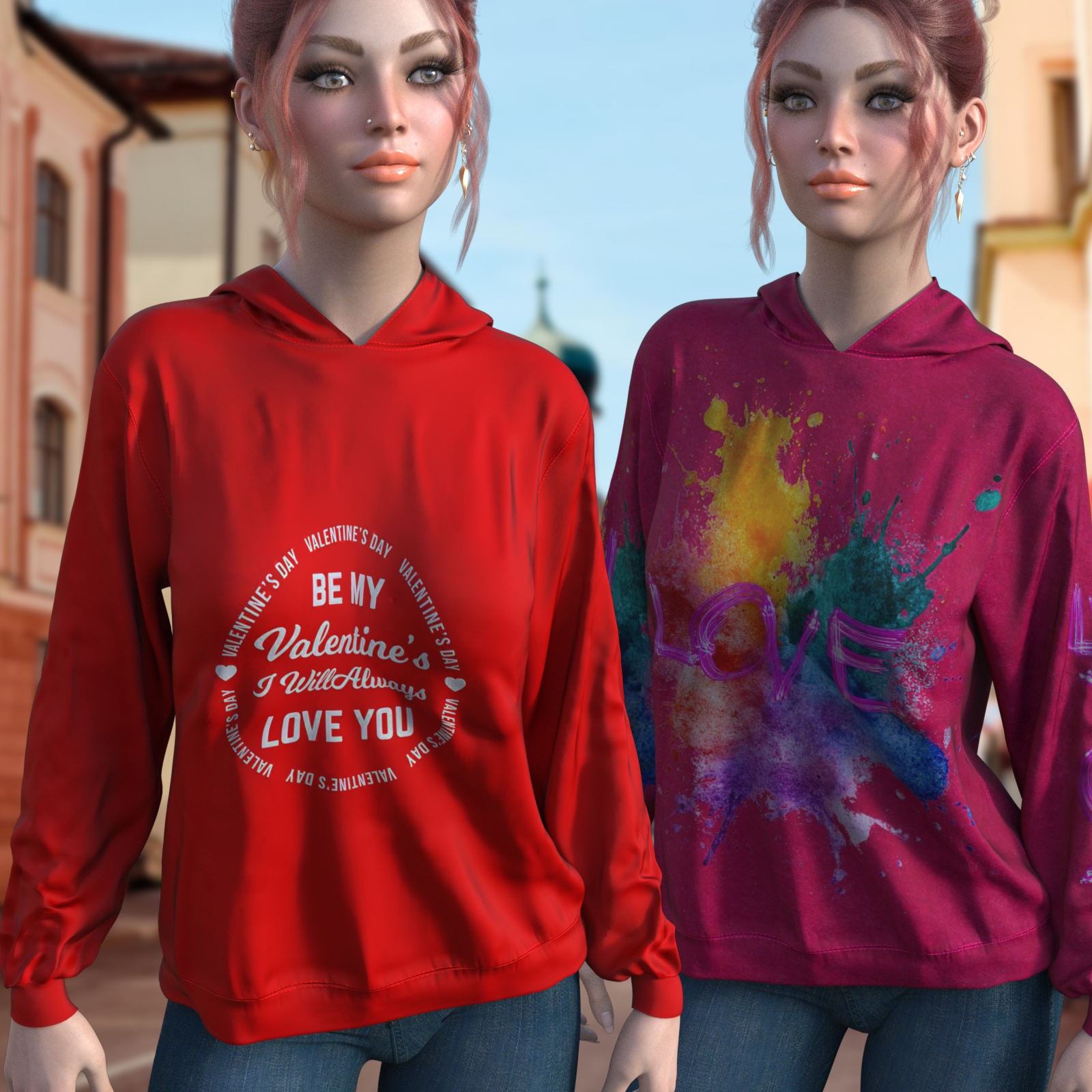 DA-second-hand for dForce Comfort Hoodie G8FG8.1 G9 by Sveva by N/A