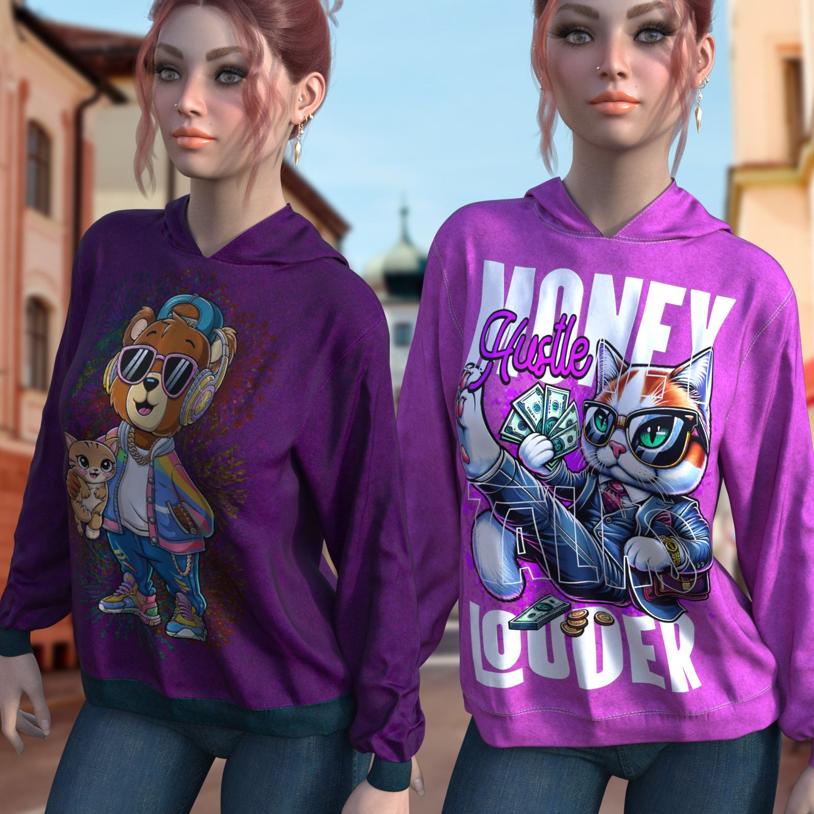 DA-second-hand for dForce Comfort Hoodie G8FG8.1 G9 by Sveva by N/A