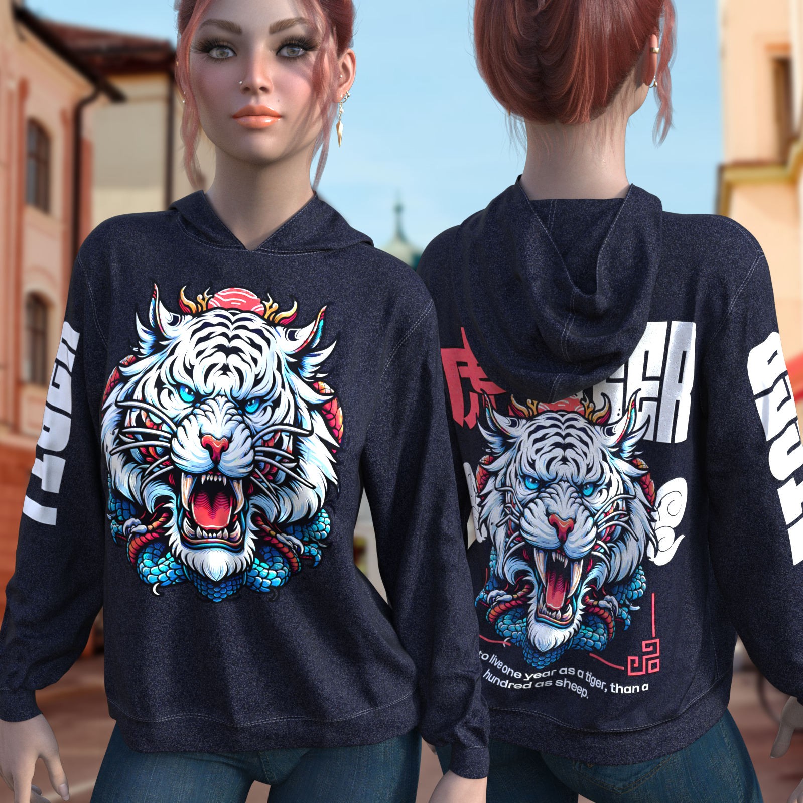 DA-second-hand for dForce Comfort Hoodie G8FG8.1 G9 by Sveva by N/A