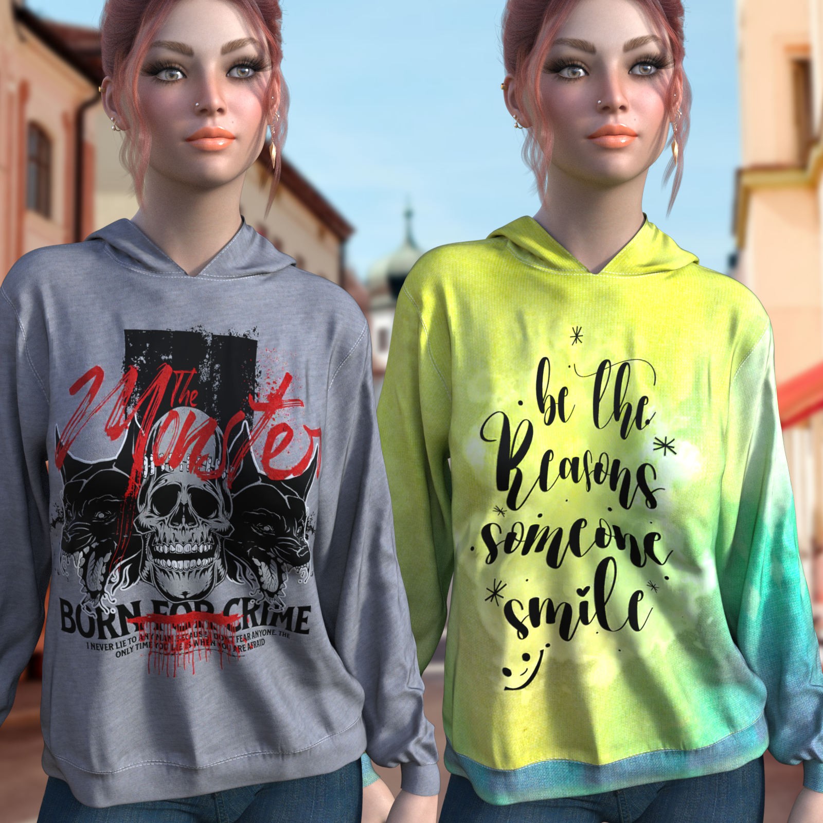 DA-second-hand for dForce Comfort Hoodie G8FG8.1 G9 by Sveva by N/A