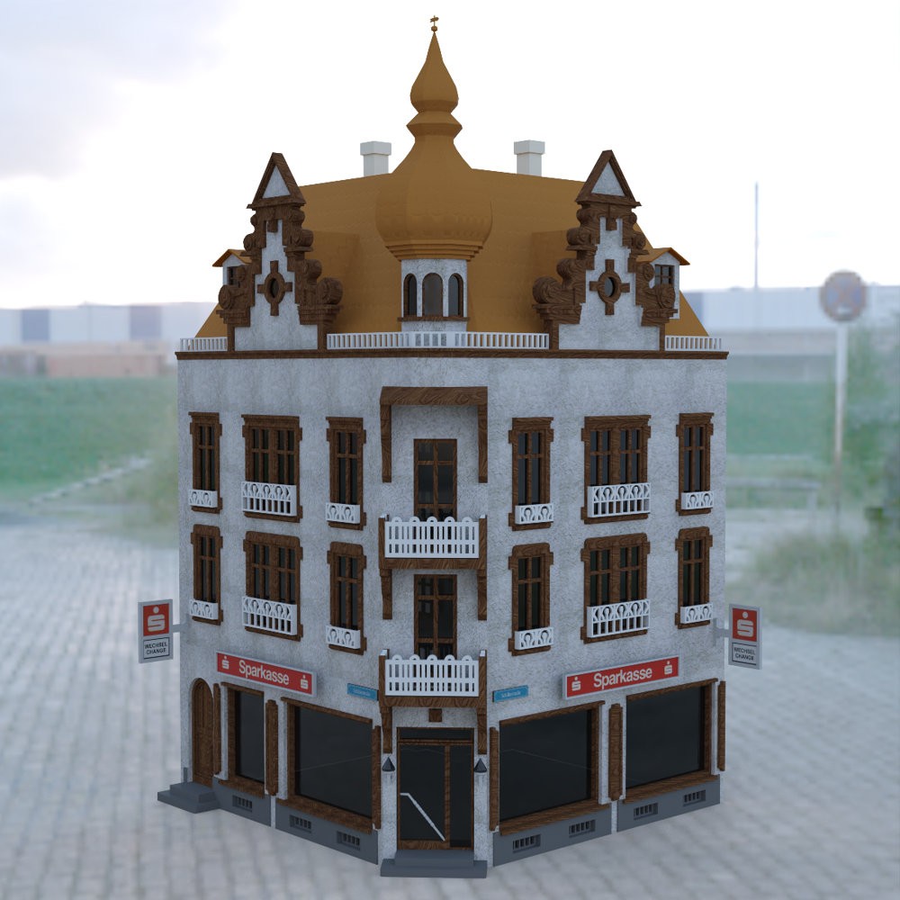Townhouse 1 for DAZ Studio by N/A