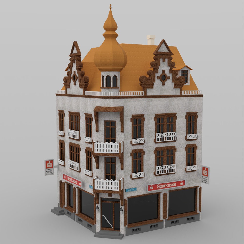 Townhouse 1 for DAZ Studio by N/A